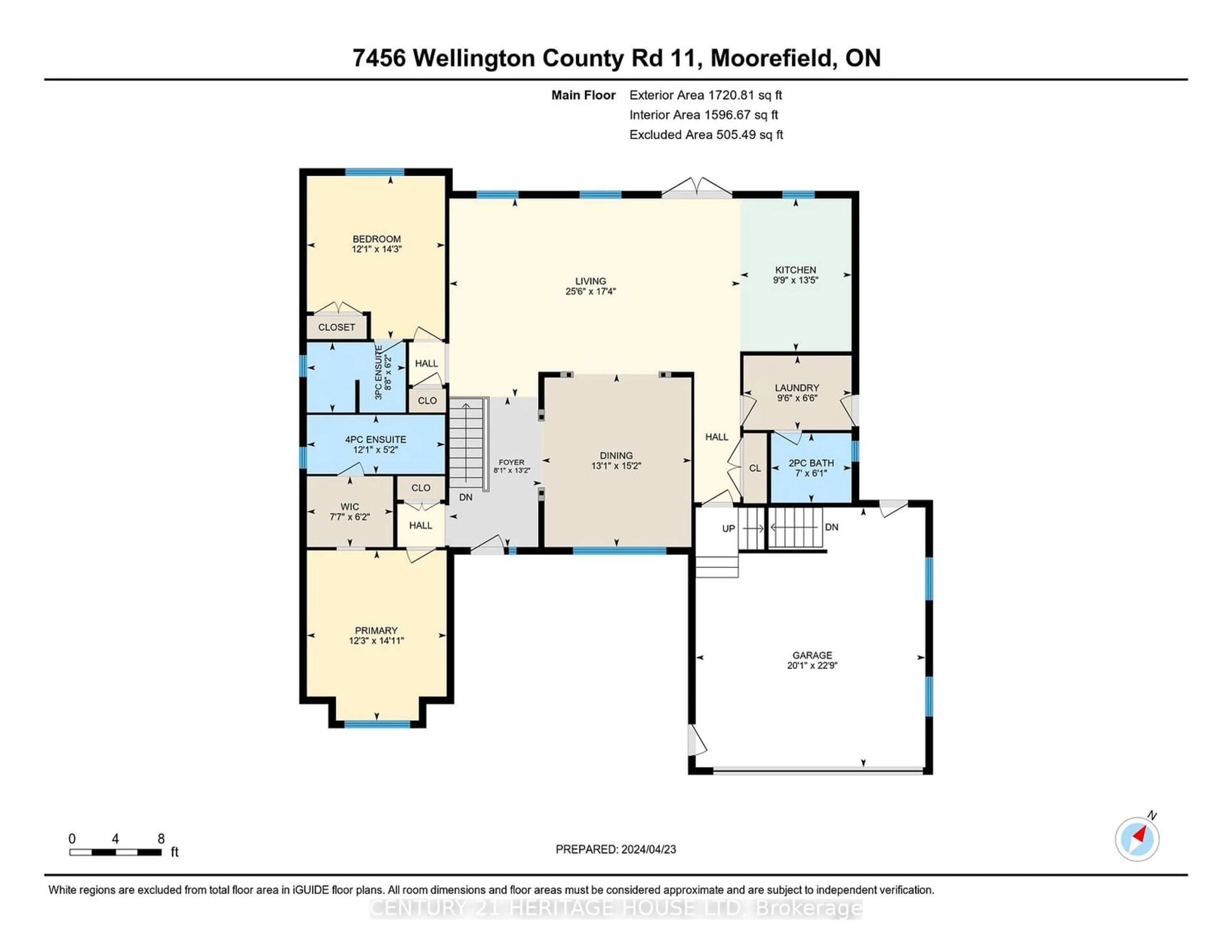 Floor plan for 7456 11 Wellington Rd, Mapleton Ontario N0G 2K0