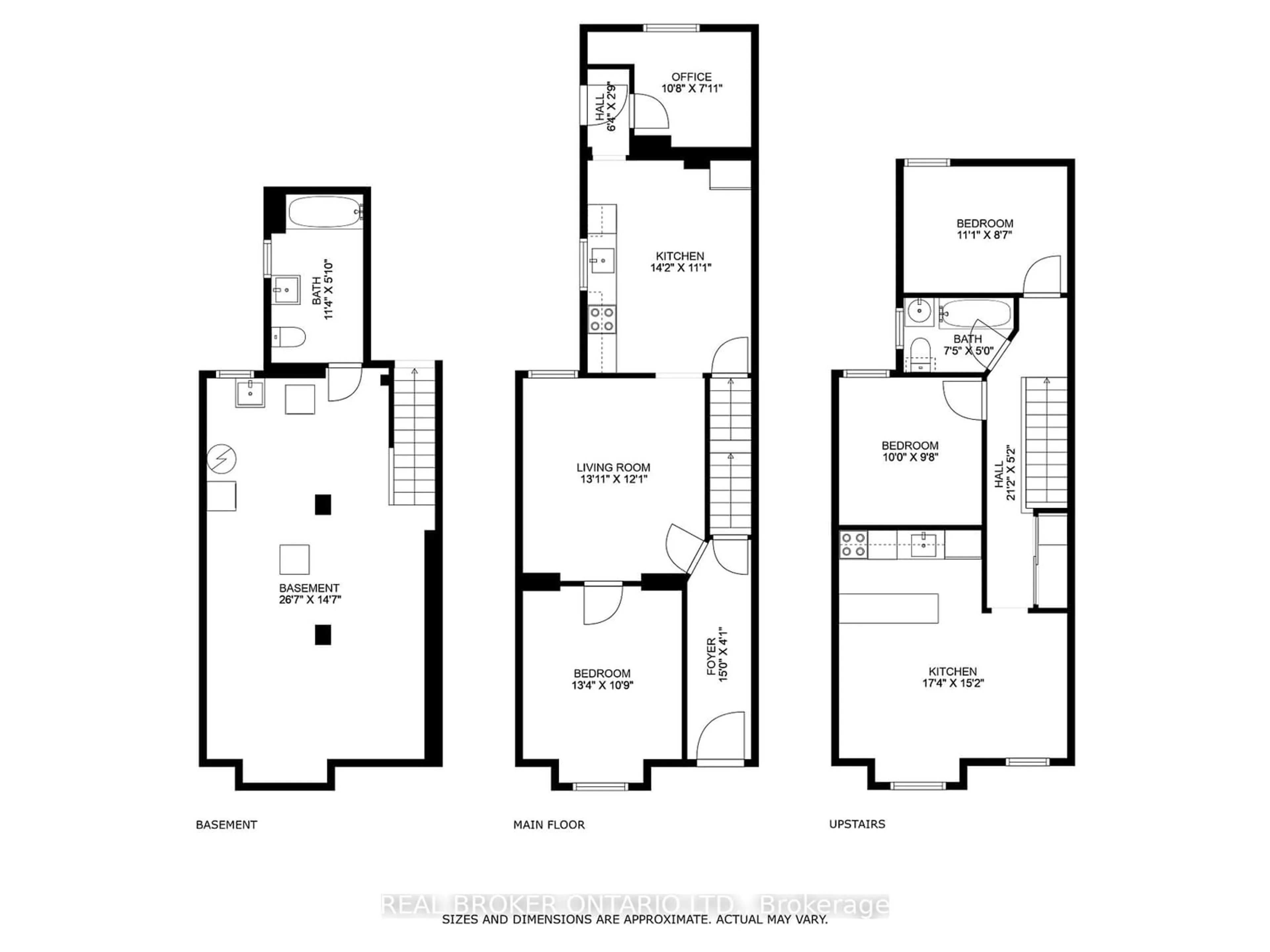 Floor plan for 7 Nightingale St, Hamilton Ontario L8L 1R5