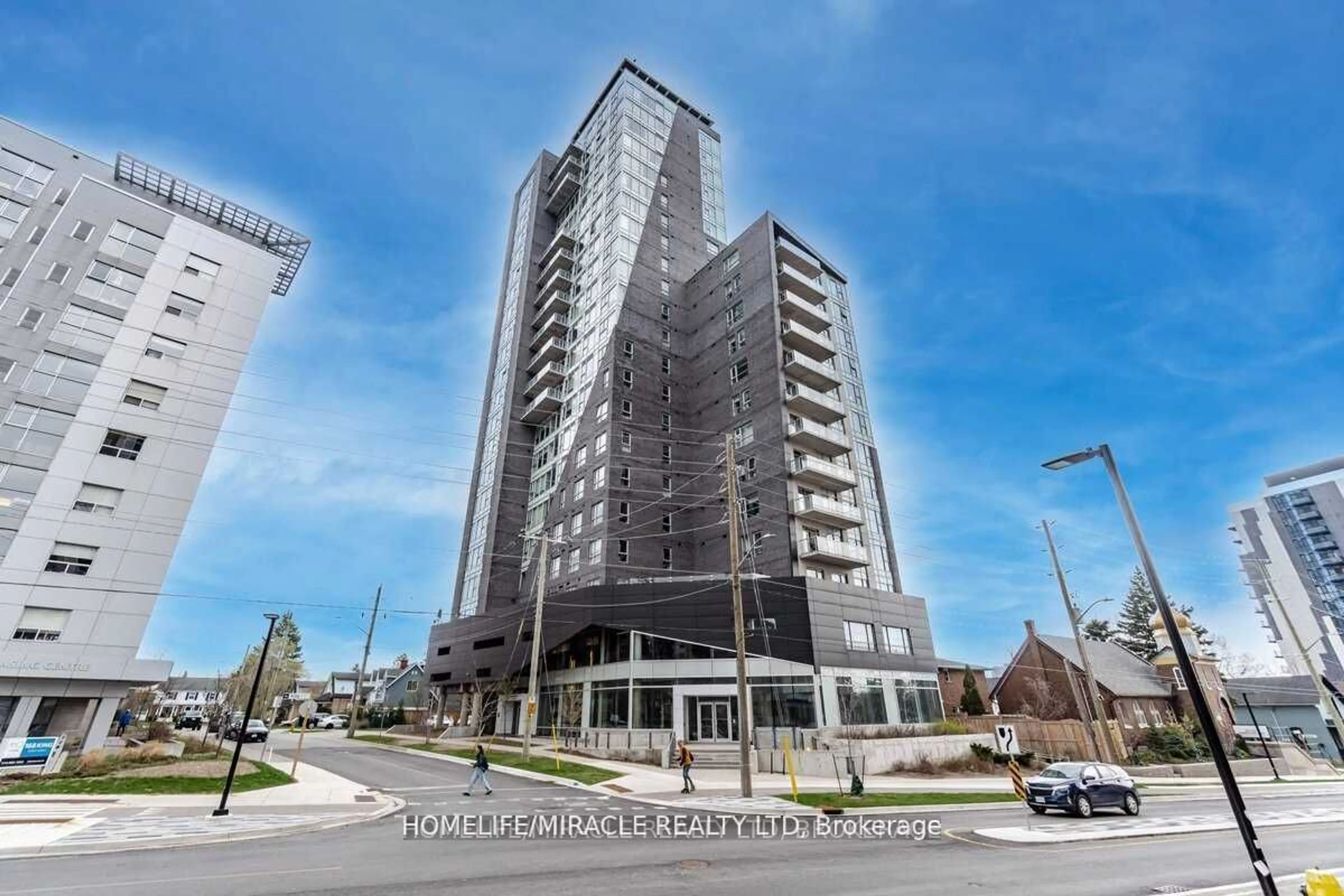 A pic from exterior of the house or condo for 158 King (Tower-2) St #903, Waterloo Ontario N2J 0E5