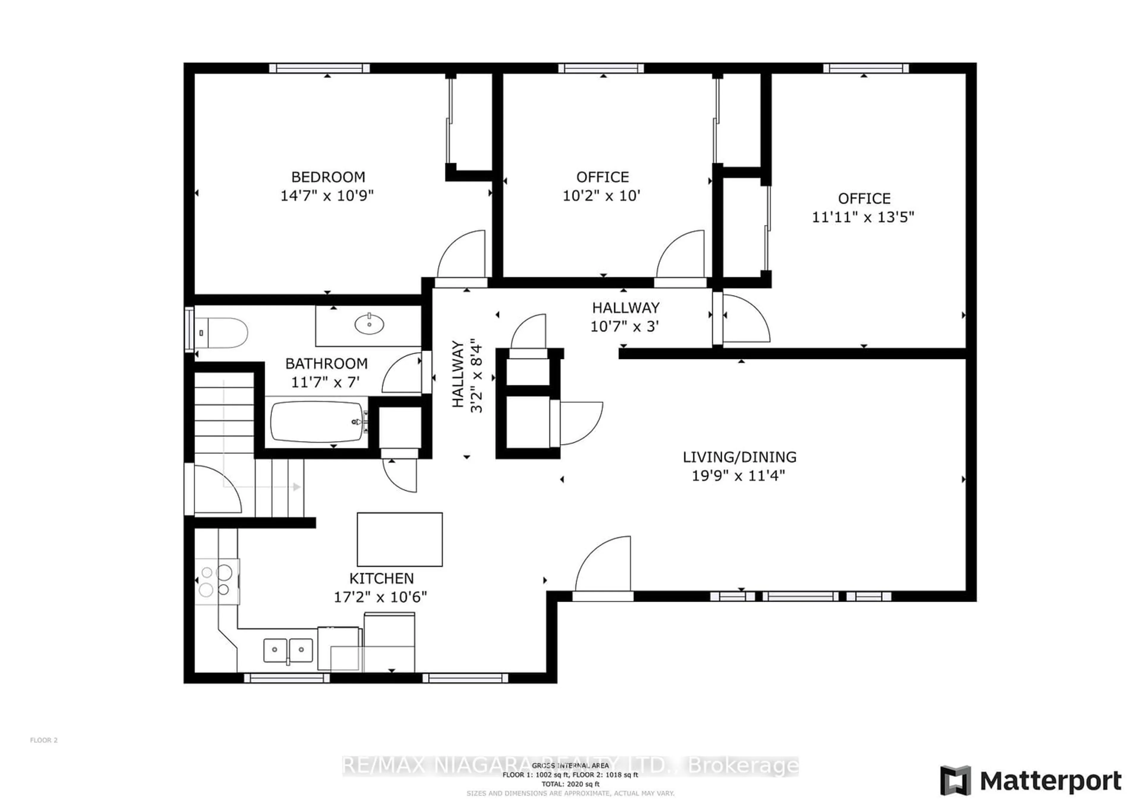 Floor plan for 146 Gadsby Ave, Welland Ontario L3C 1A9
