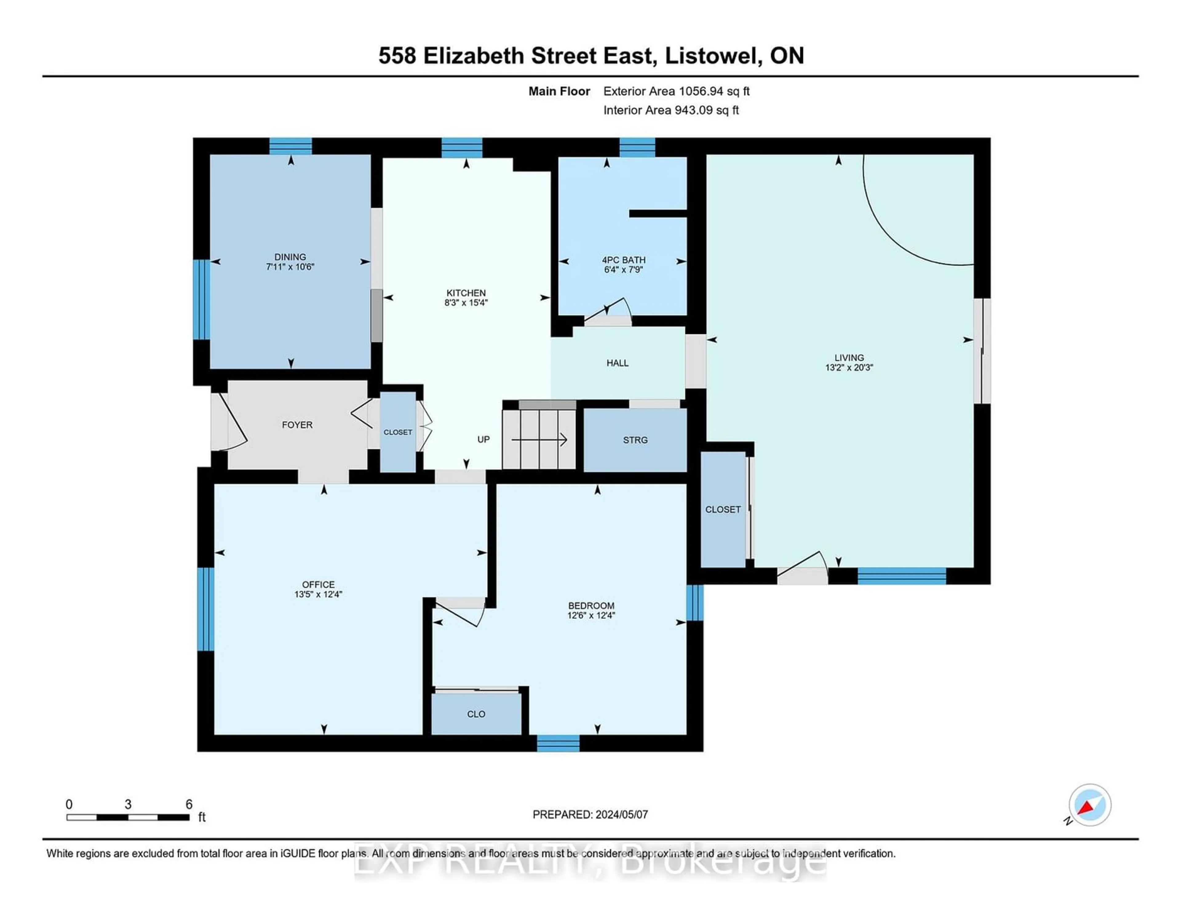 Floor plan for 558 Elizabeth St, North Perth Ontario N4W 2R2