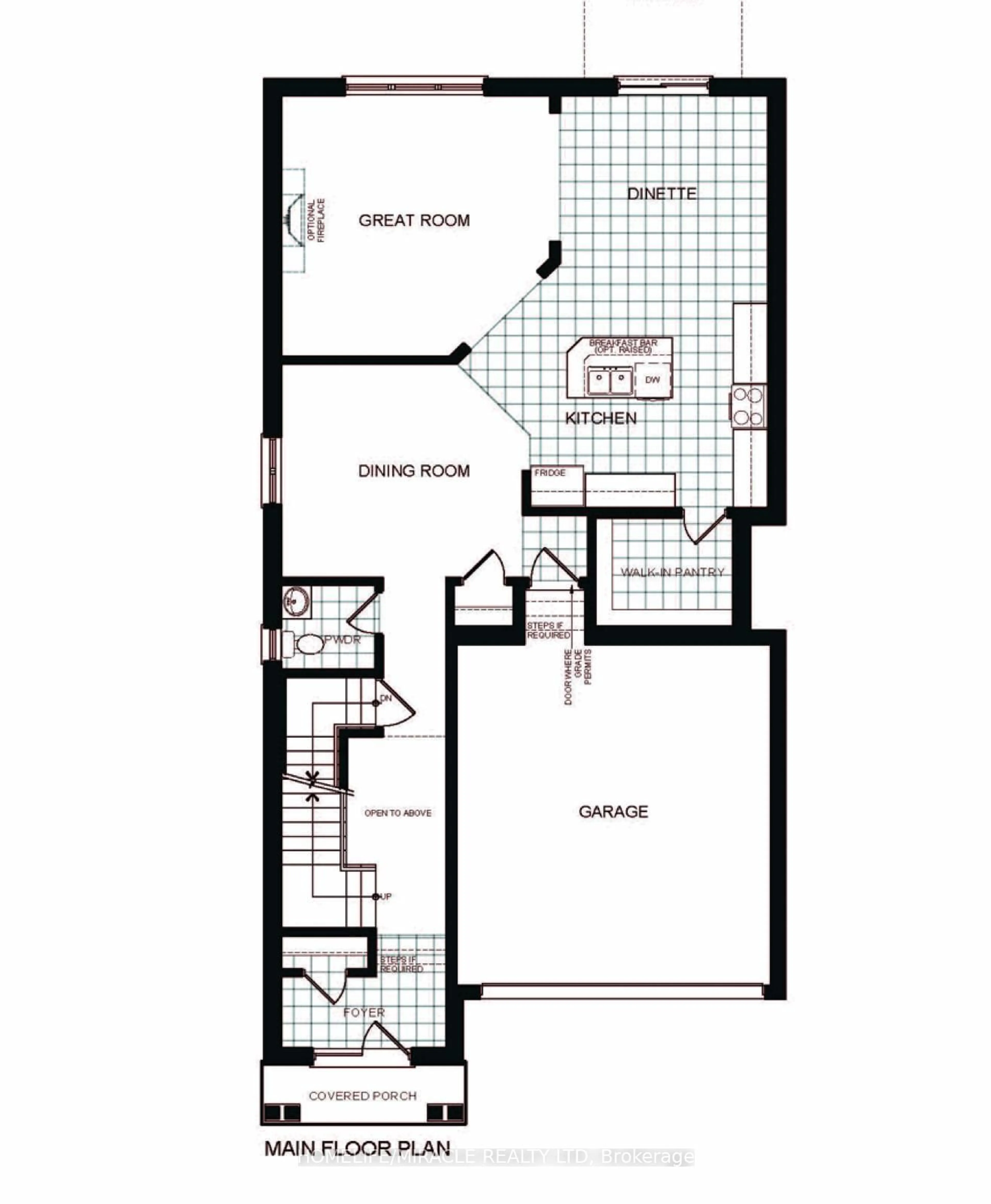 Floor plan for Lot 271 Phase 1C Dr, Brant Ontario N3L 0M2