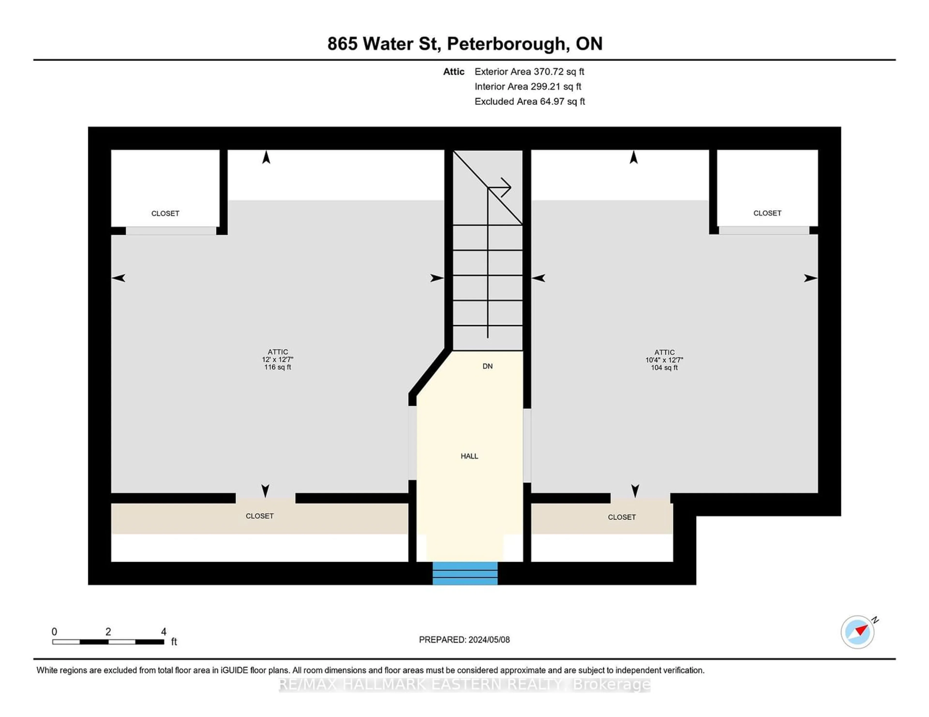 Floor plan for 865-867 Water St, Peterborough Ontario K9H 3P1