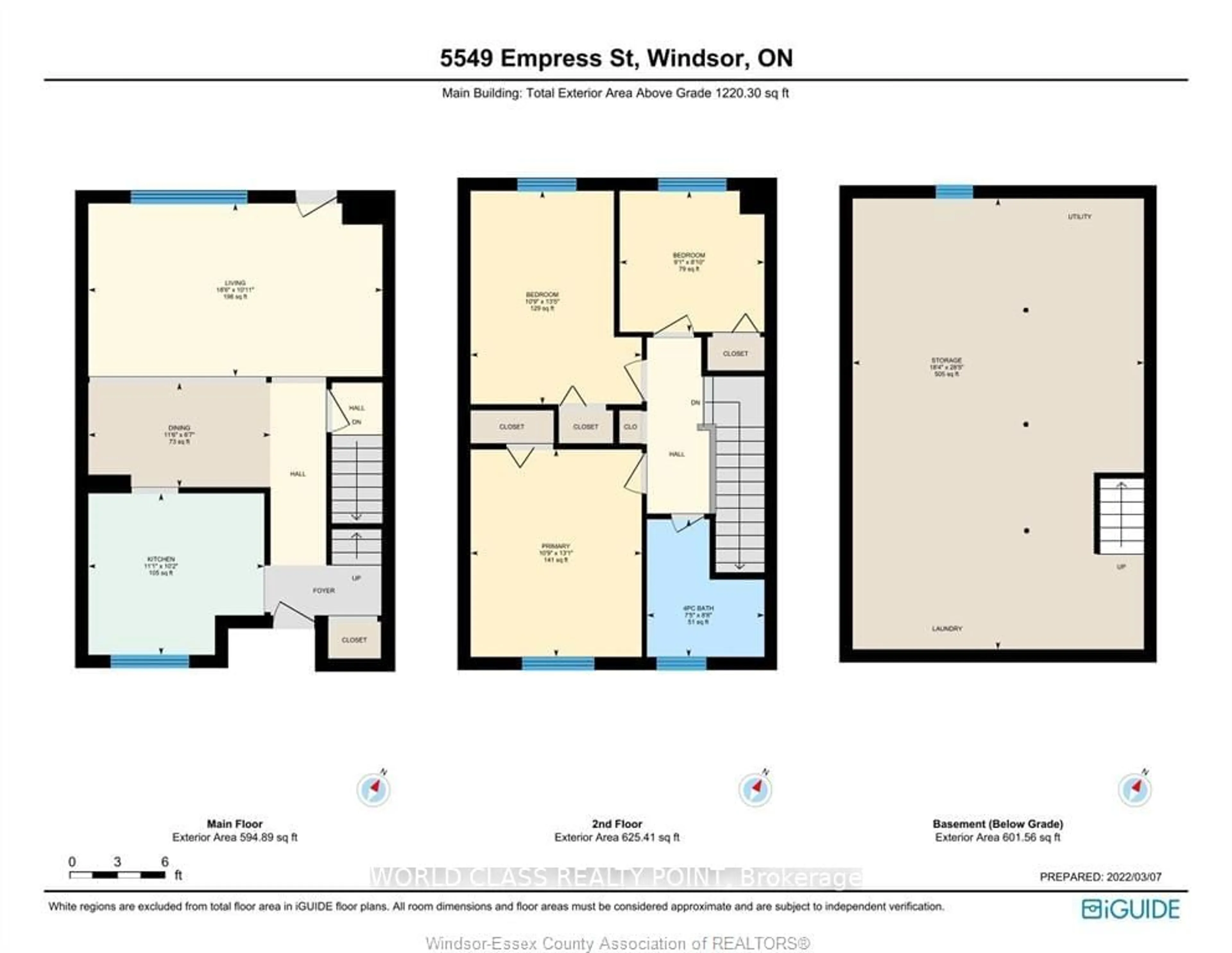 Floor plan for 5549 Empress St #63, Windsor Ontario N8T 3B2