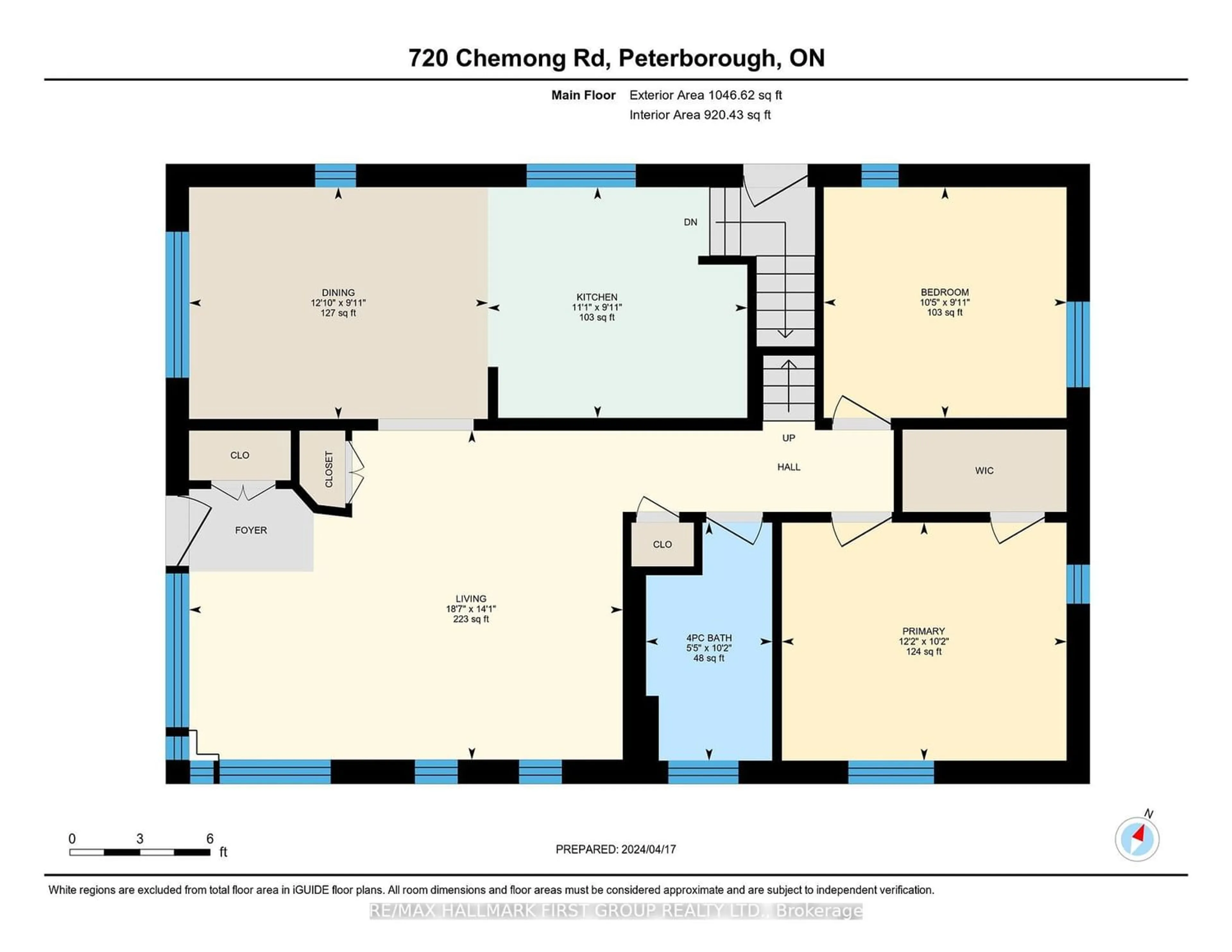 Floor plan for 720 Chemong Rd, Peterborough Ontario K9H 5Y9