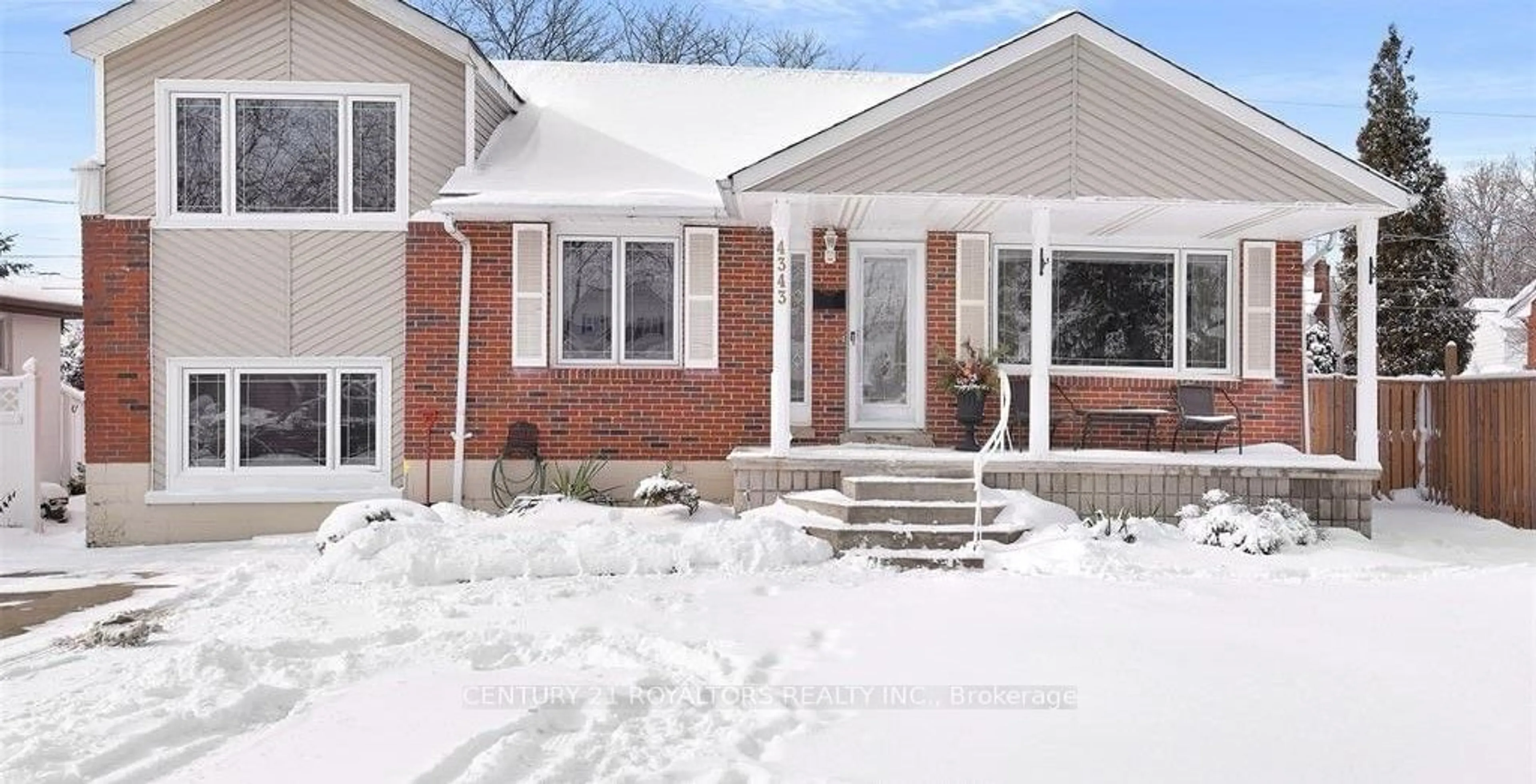 Home with brick exterior material for 4343 Mount Royal Dr, Windsor Ontario N9G 2C5