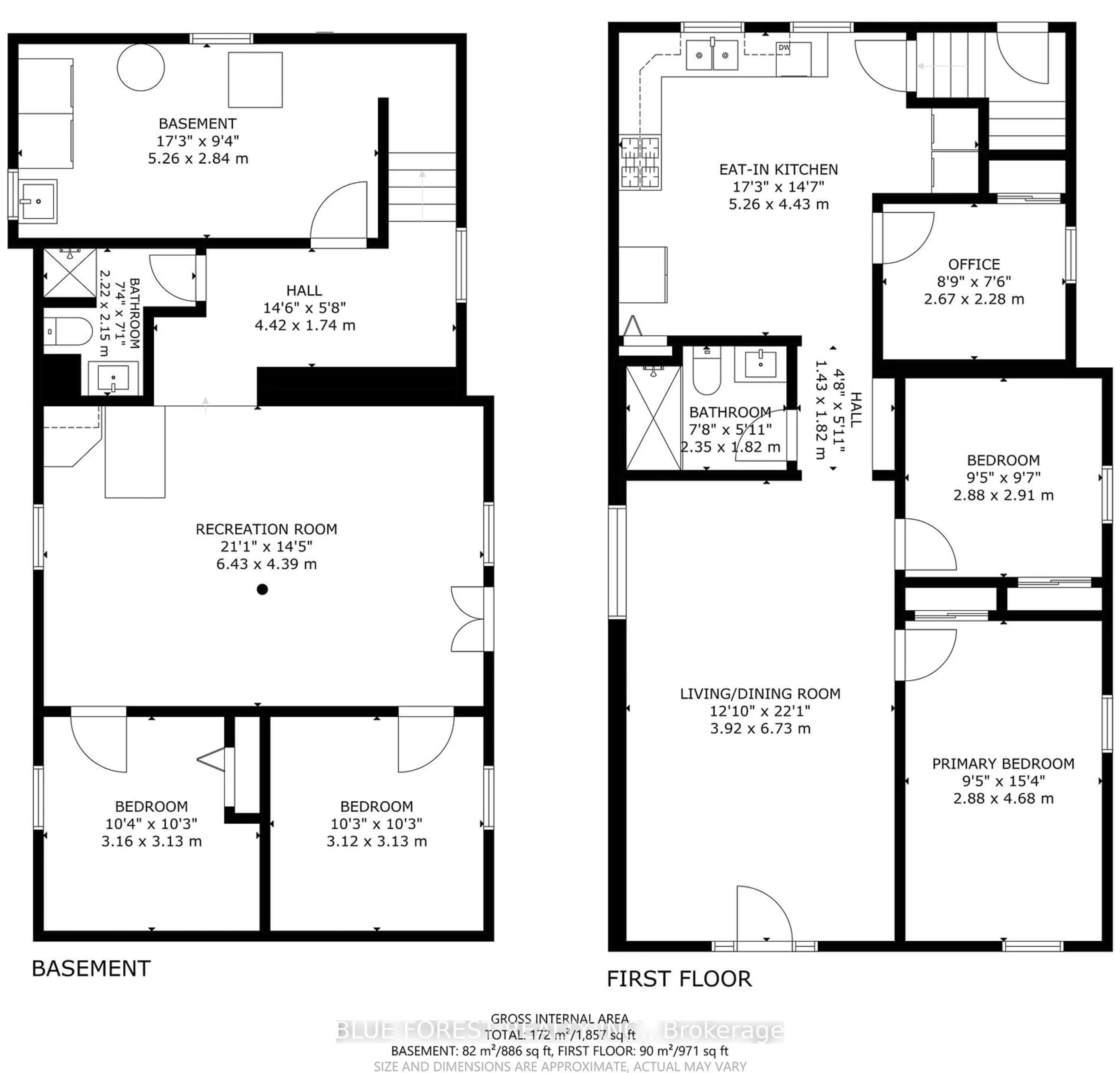 Floor plan for 58 Mackay Ave, London Ontario N6J 2V3