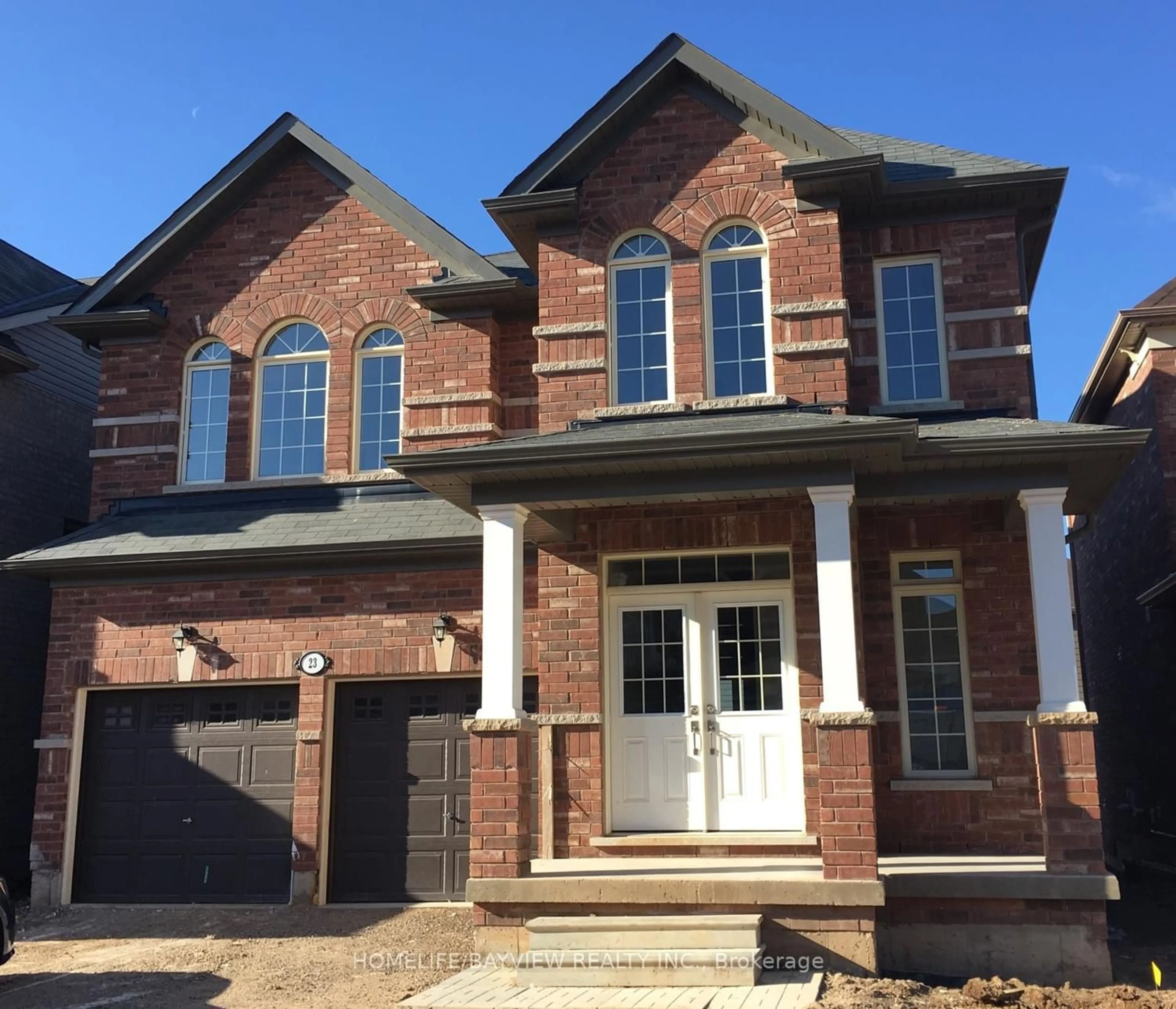 Home with brick exterior material for 23 Fingland Cres, Hamilton Ontario L8B 0S8