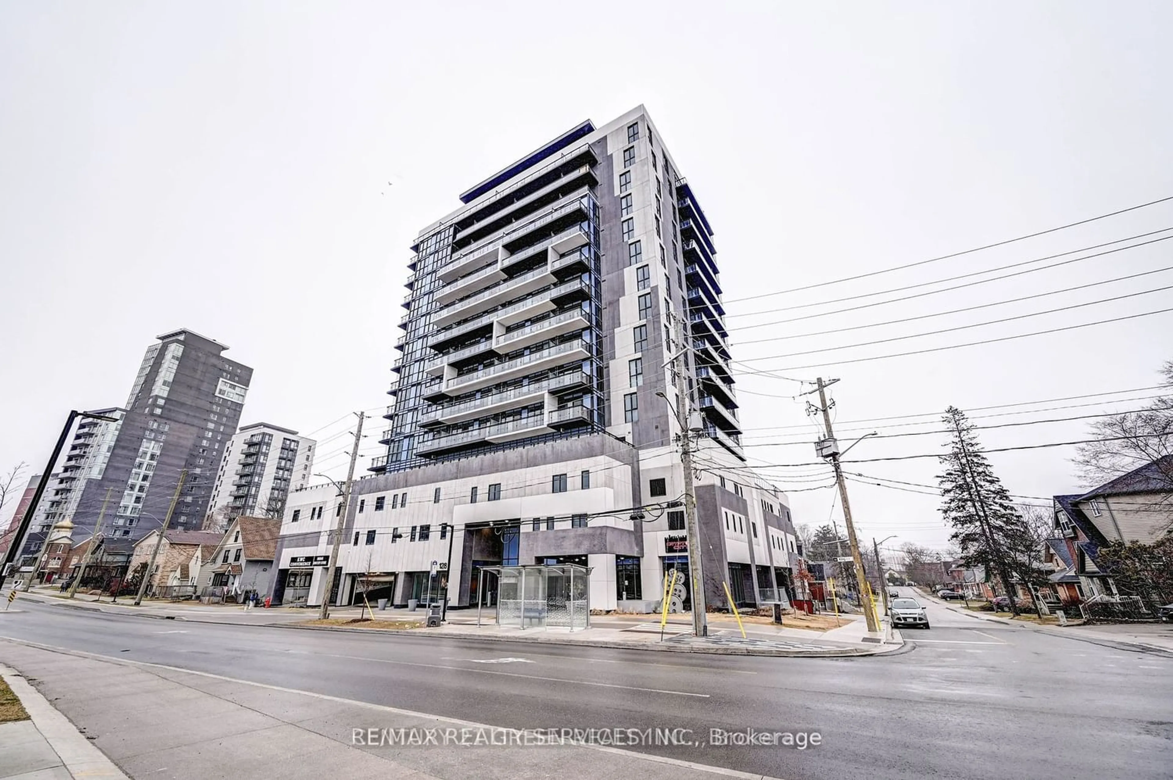 A pic from exterior of the house or condo for 128 King St #1402, Waterloo Ontario N2J 0E9