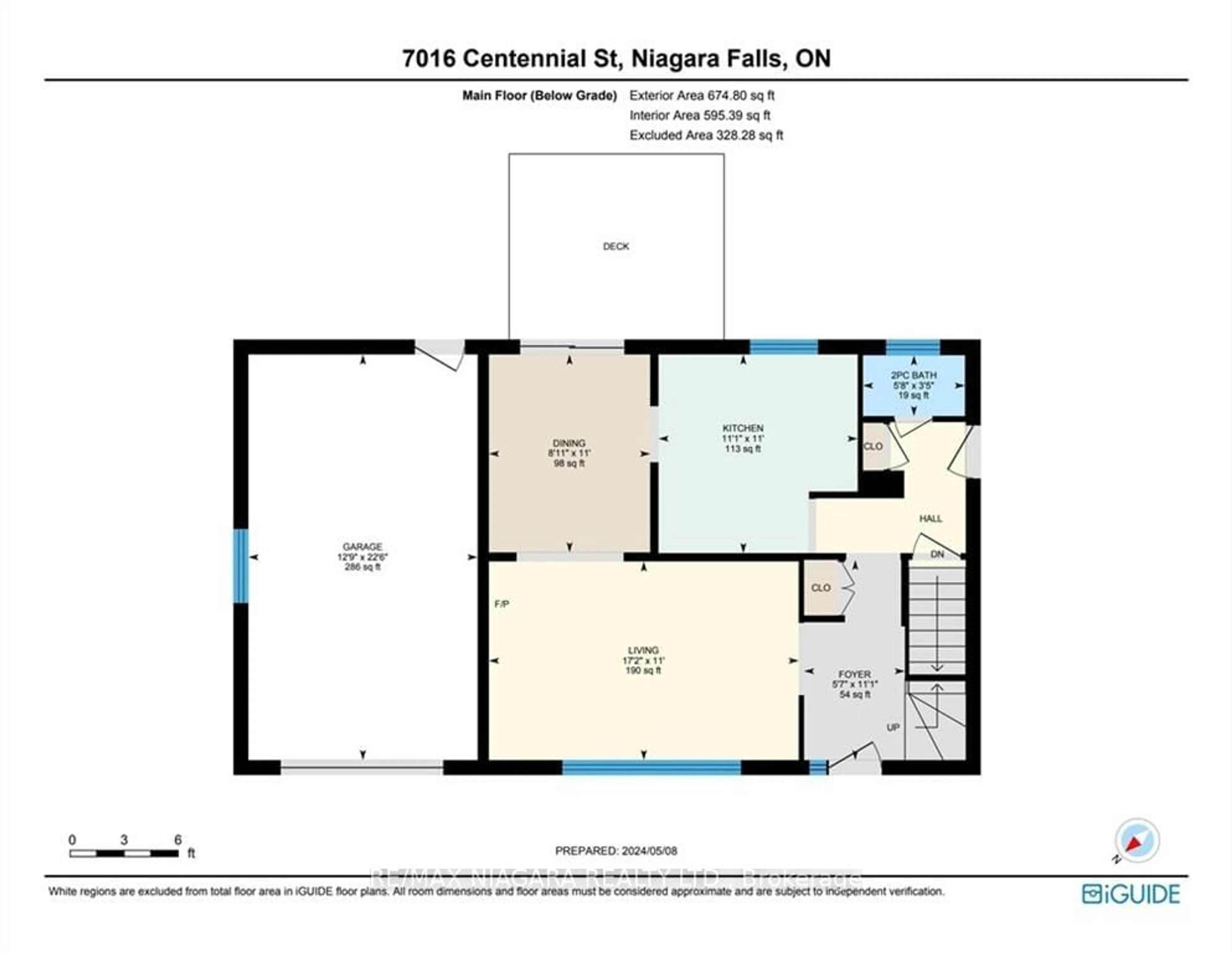 Floor plan for 7016 Centennial St, Niagara Falls Ontario L2G 2Z1