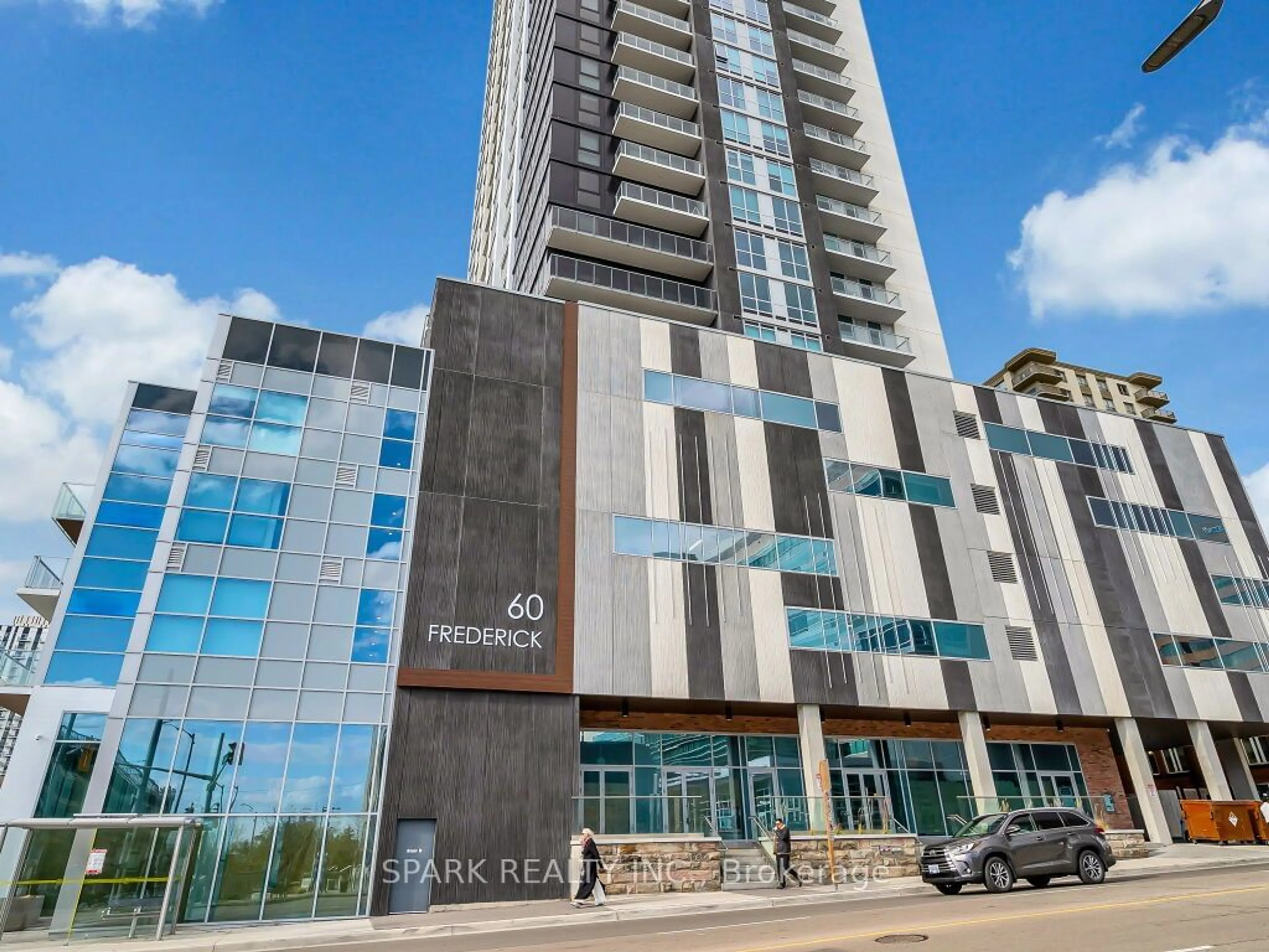 A pic from exterior of the house or condo for 60 Frederick St #712, Kitchener Ontario N2H 0C7