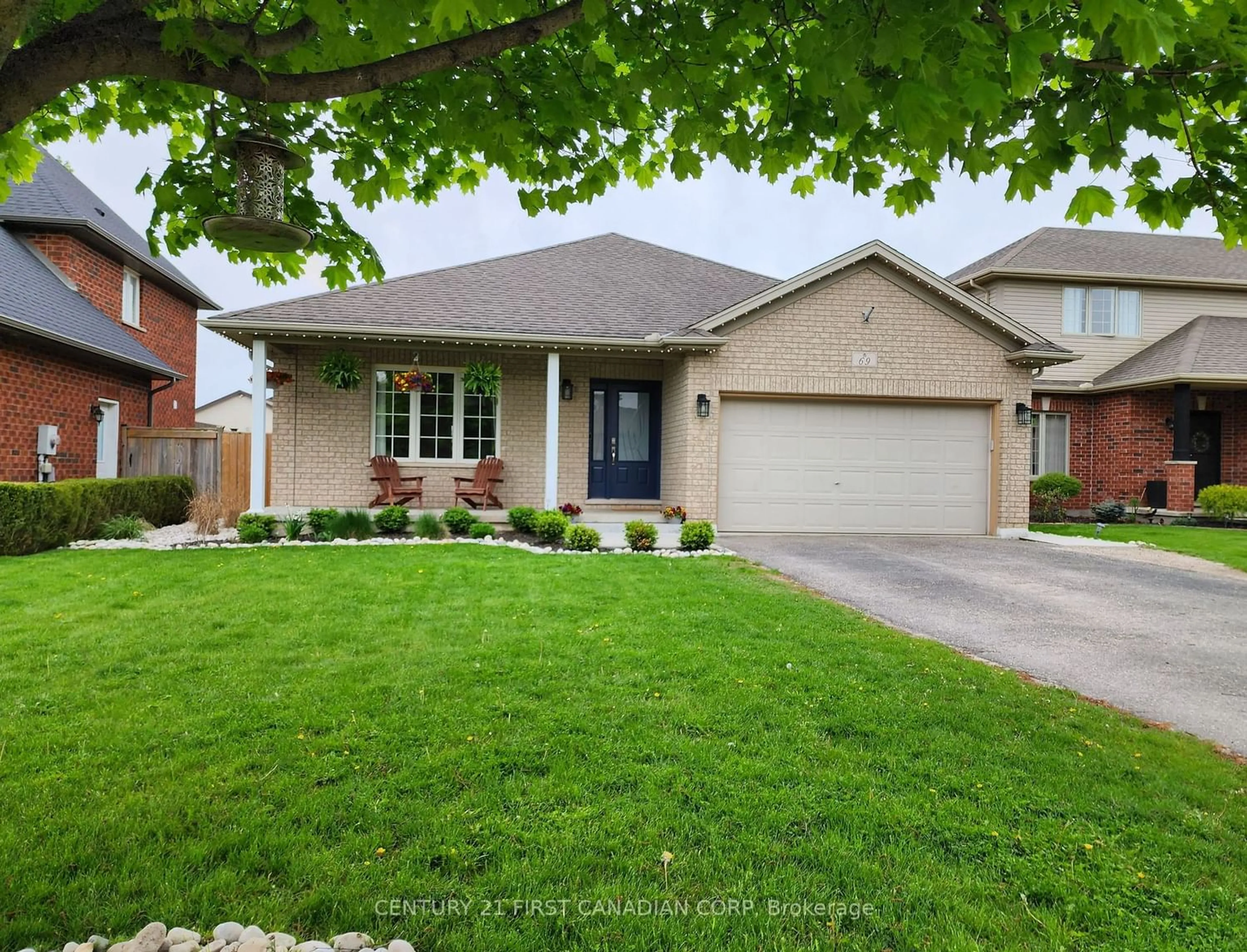 Frontside or backside of a home for 69 Sloan Dr, Zorra Ontario N0M 2M0