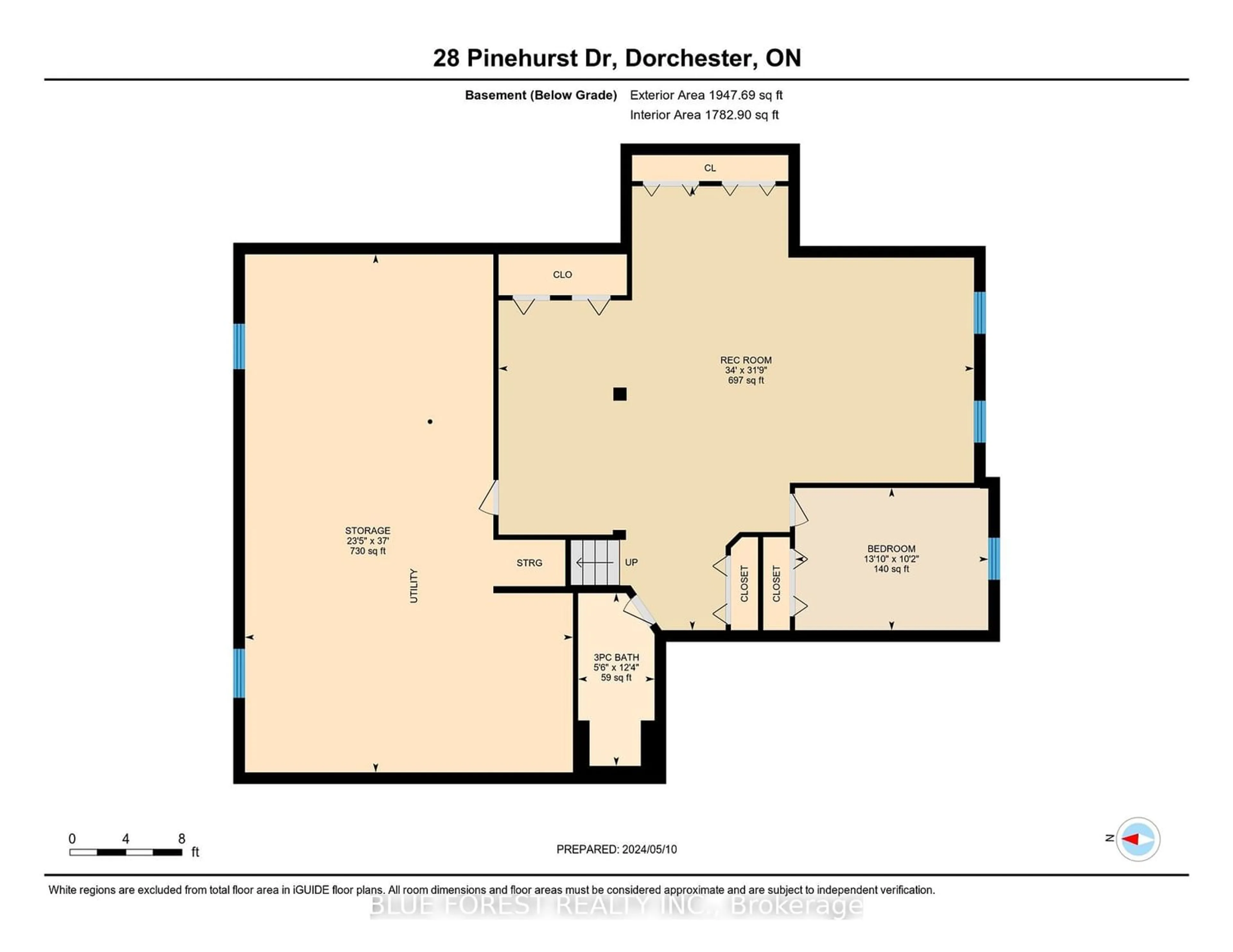 Floor plan for 28 Pinehurst Dr, Thames Centre Ontario N0L 1G2