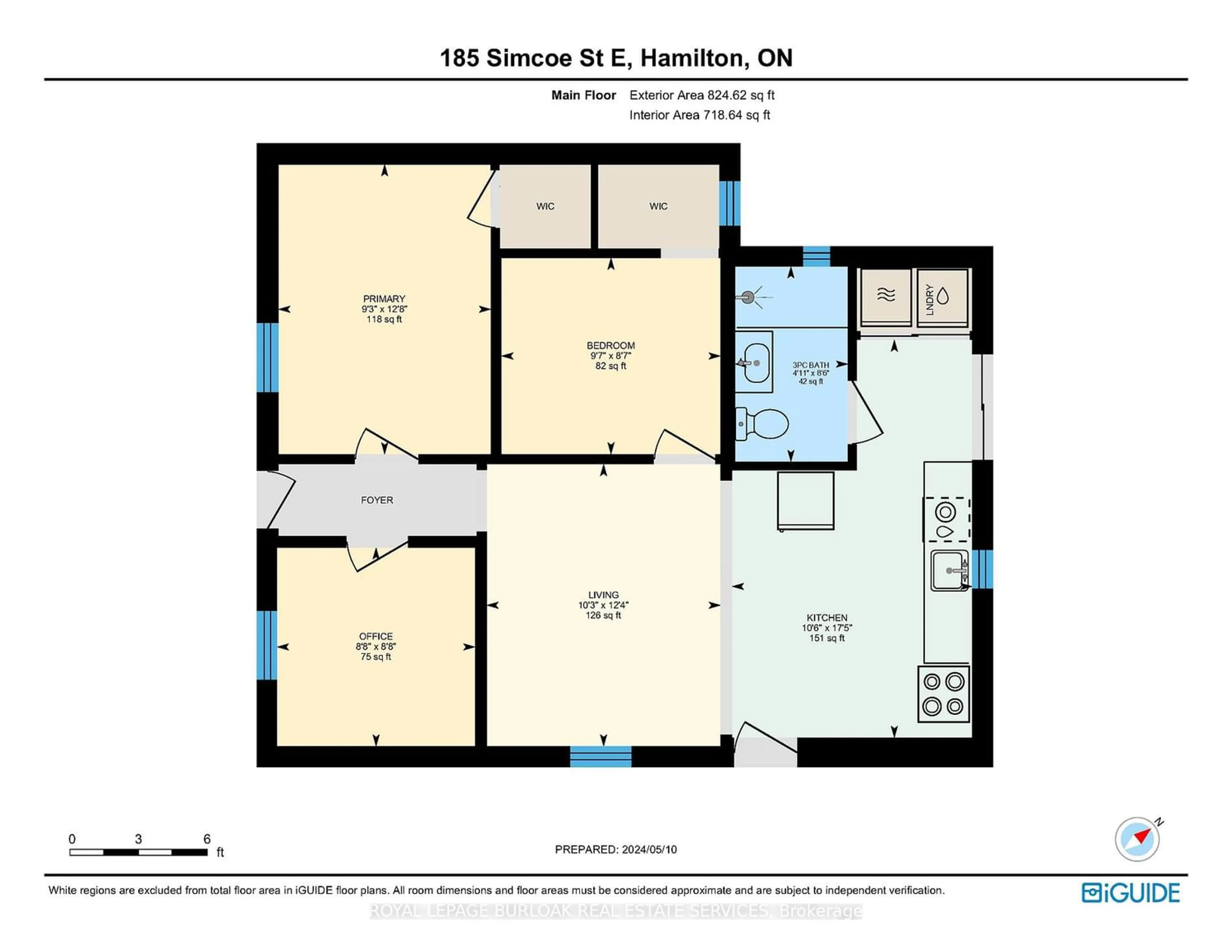 Floor plan for 185 Simcoe St, Hamilton Ontario L8L 3N9
