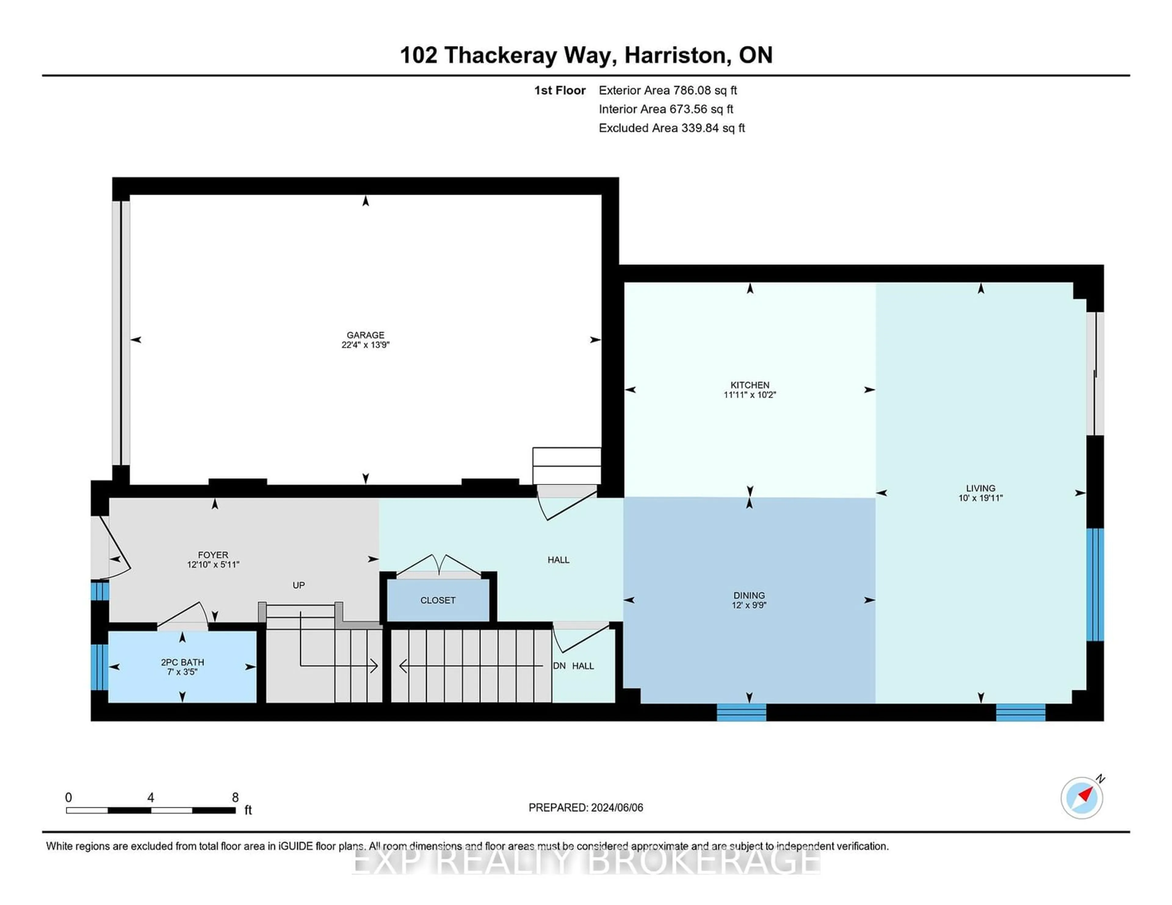 Floor plan for 102 Thackeray Way, Minto Ontario N0G 1Z0