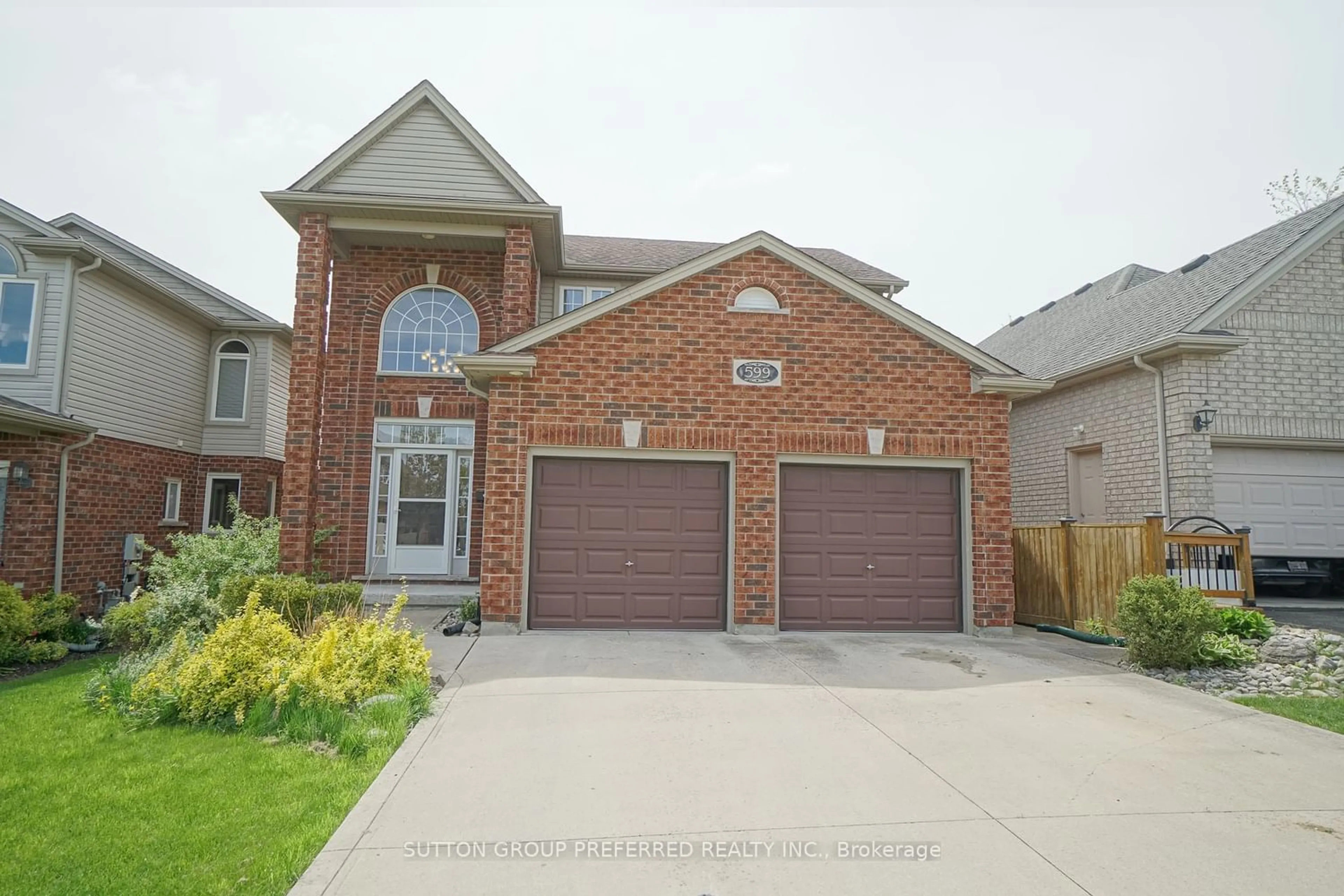 Frontside or backside of a home for 599 Garibaldi Ave, London Ontario N5X 4R6