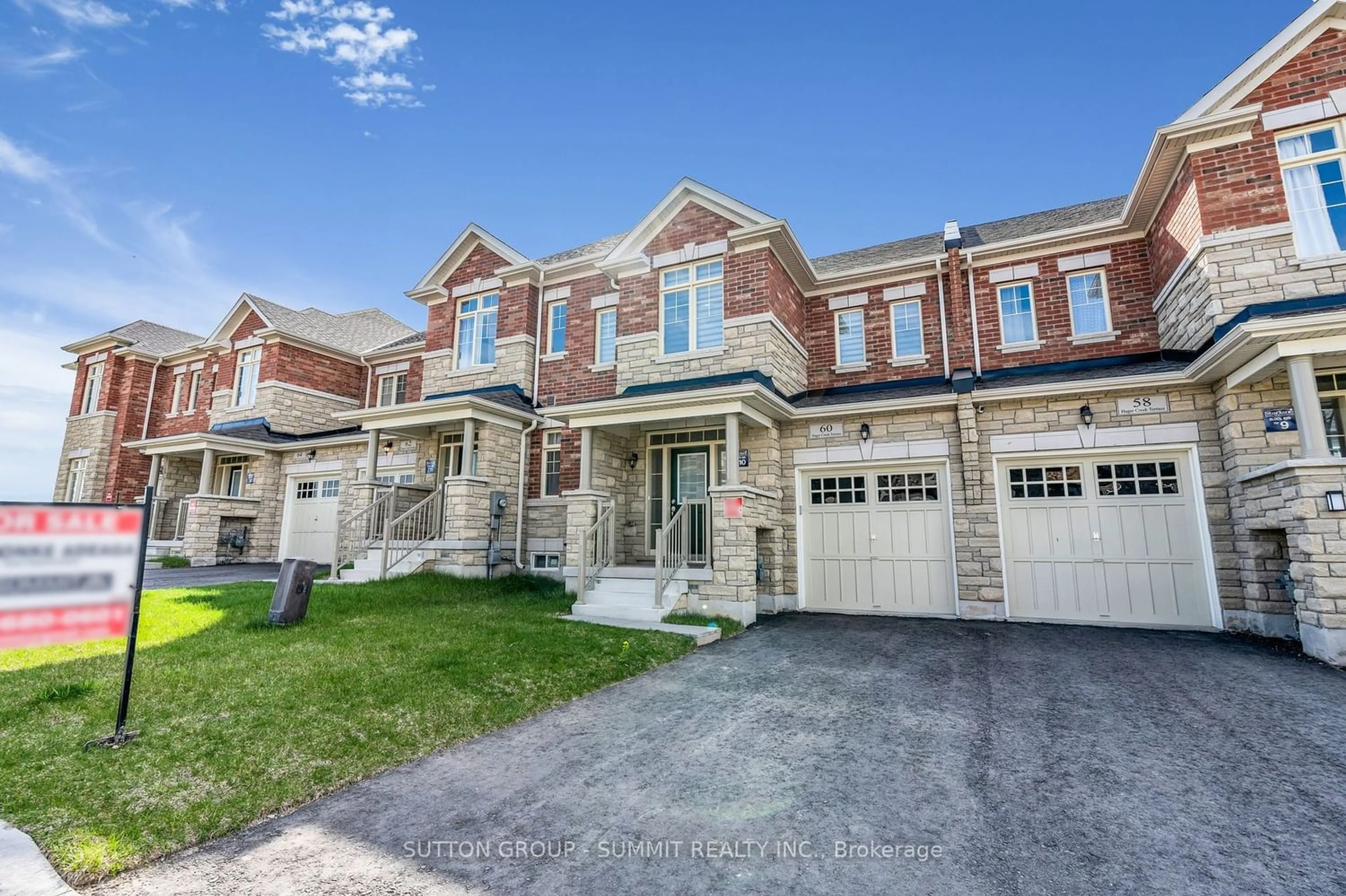 Home with brick exterior material for 60 Hager Creek Terr, Hamilton Ontario L0R 2H1
