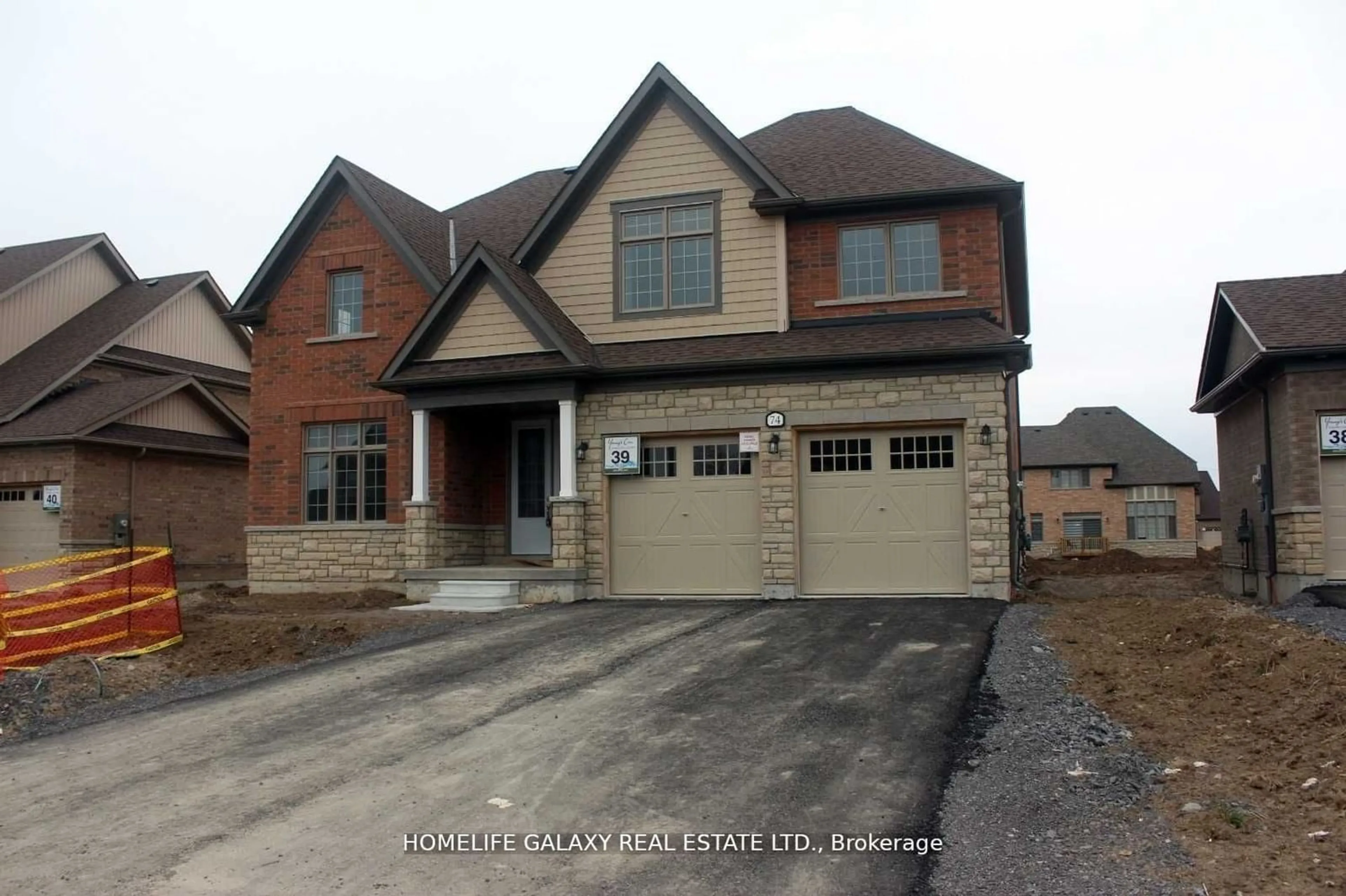 Home with brick exterior material for 74 Summer Breeze Dr, Quinte West Ontario L3Z 3A5