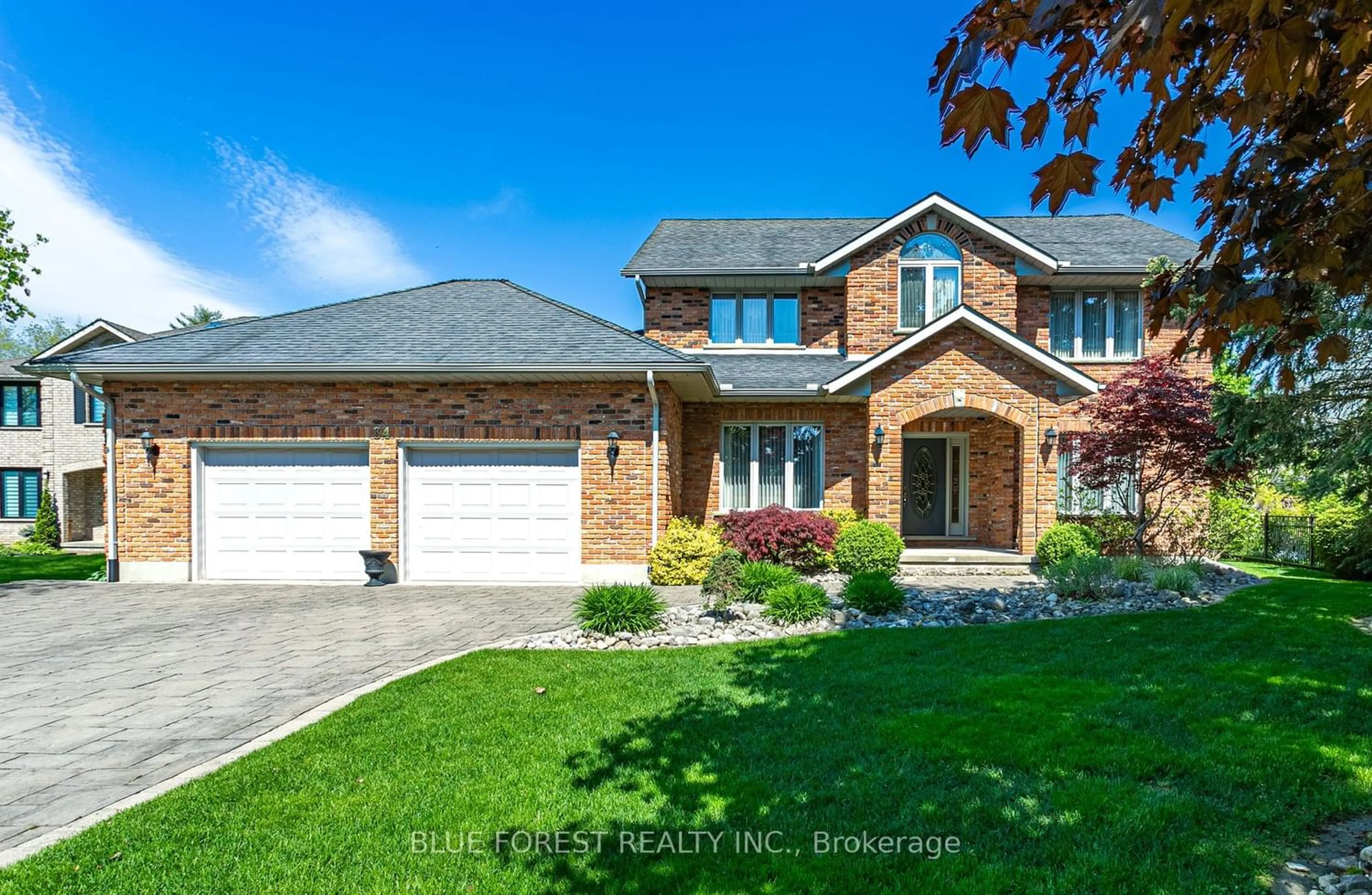 Home with brick exterior material for 34 Valleyview Cres, Thames Centre Ontario N0L 1G3