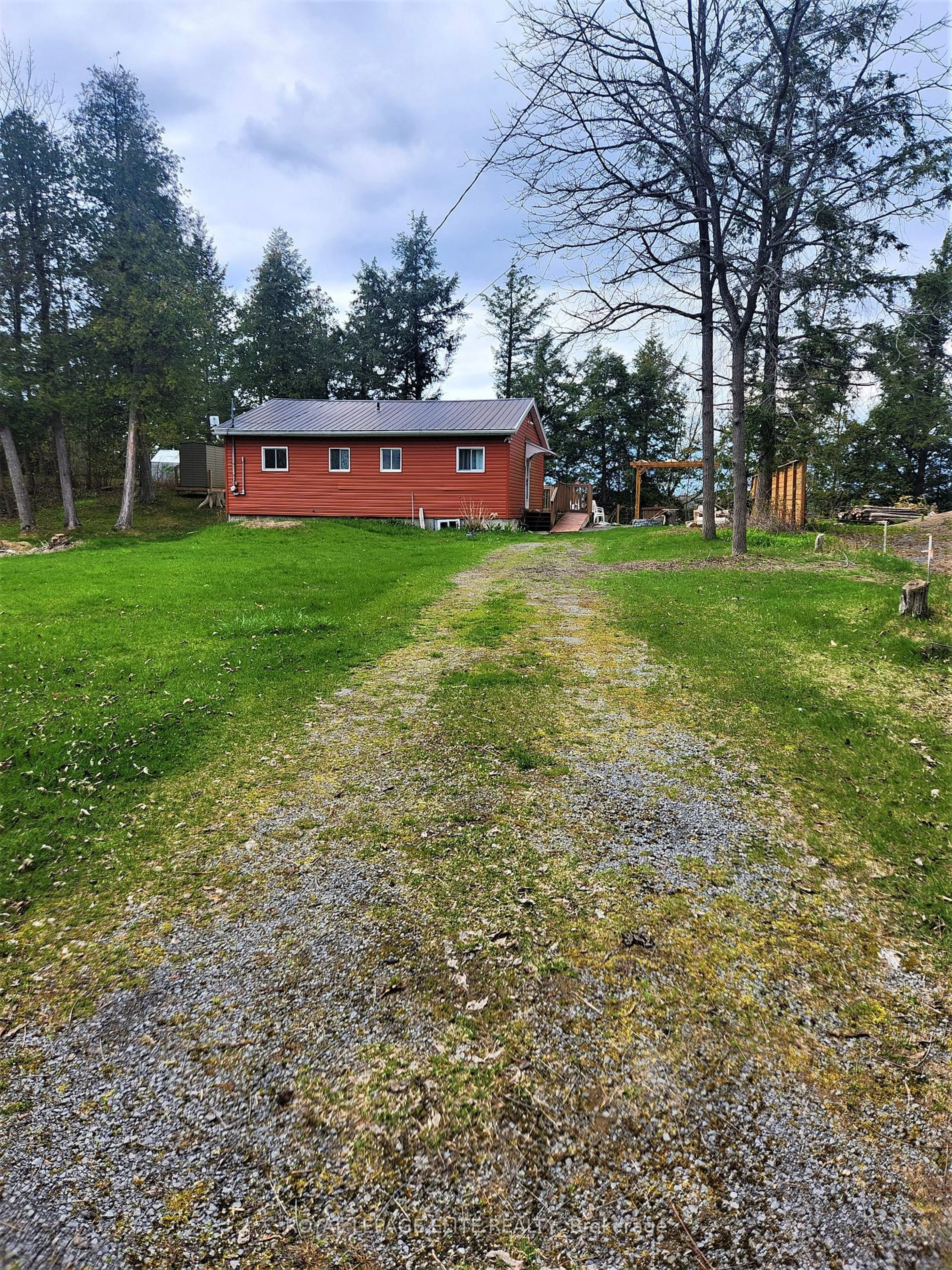 Fenced yard for 354 Neville Point Rd, Stone Mills Ontario K0K 2A0