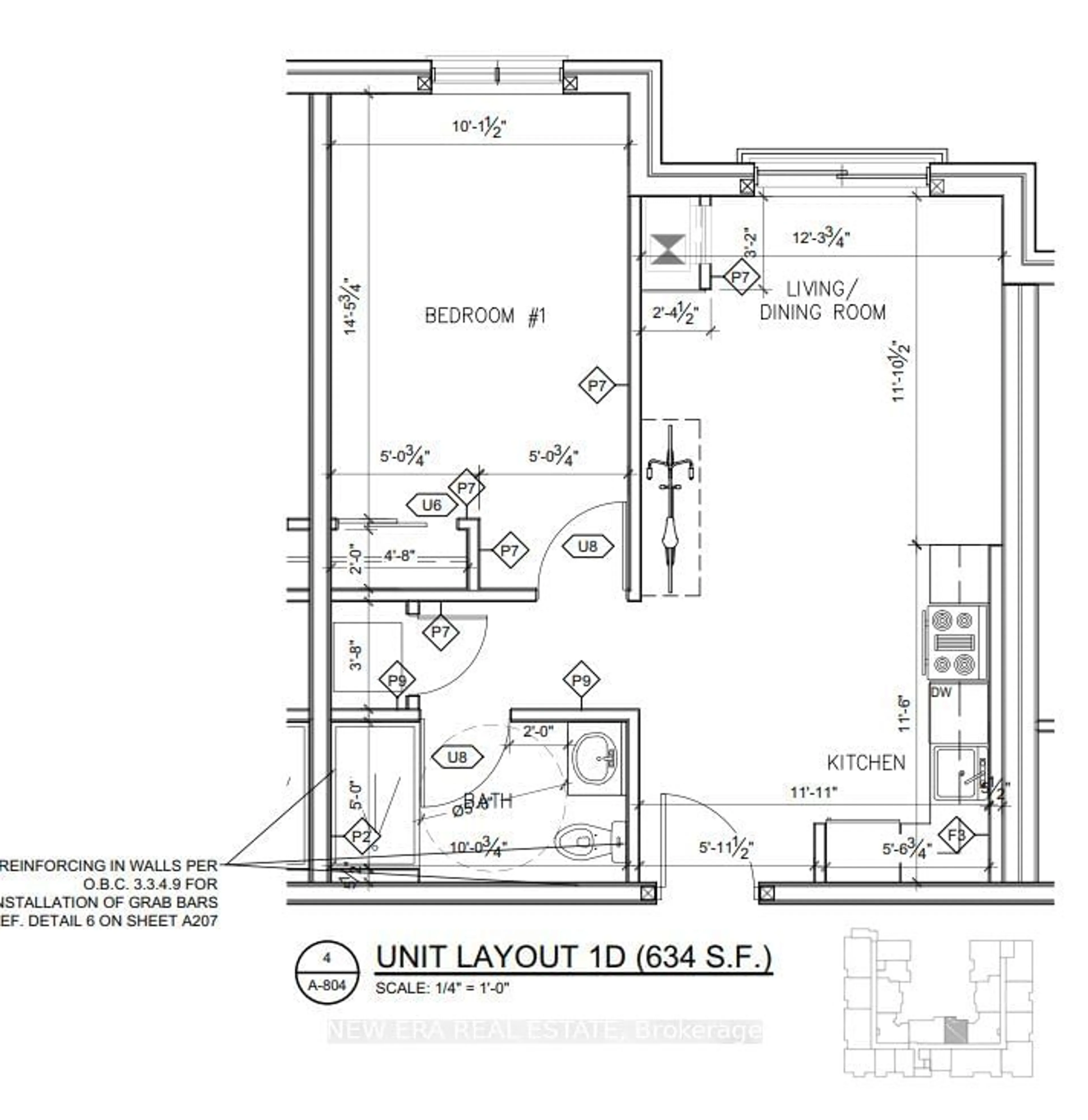 Floor plan for 501 Frontenac St #309, Kingston Ontario K7K 4L9