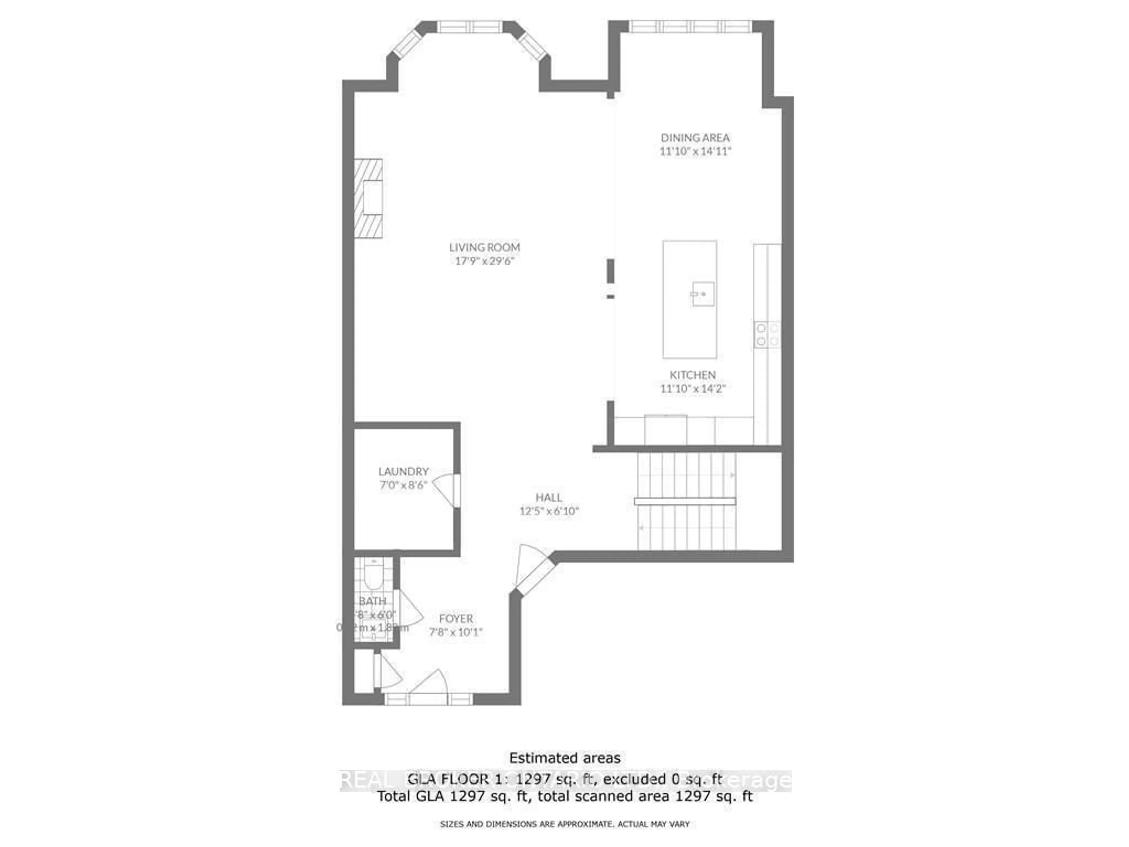 Floor plan for 60 Dufferin Ave #12, Brantford Ontario N3T 4P5