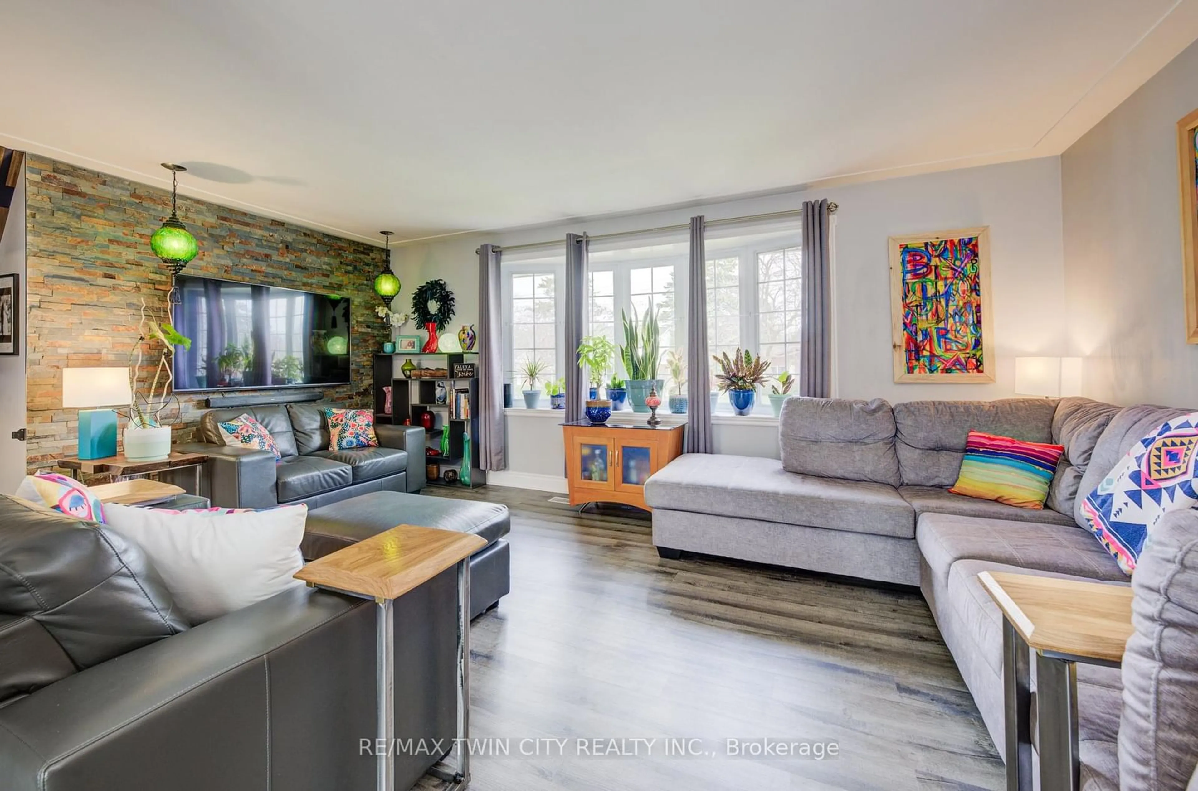 Living room with furniture, unknown for 57 Larkspur Cres, Kitchener Ontario N2M 4W8