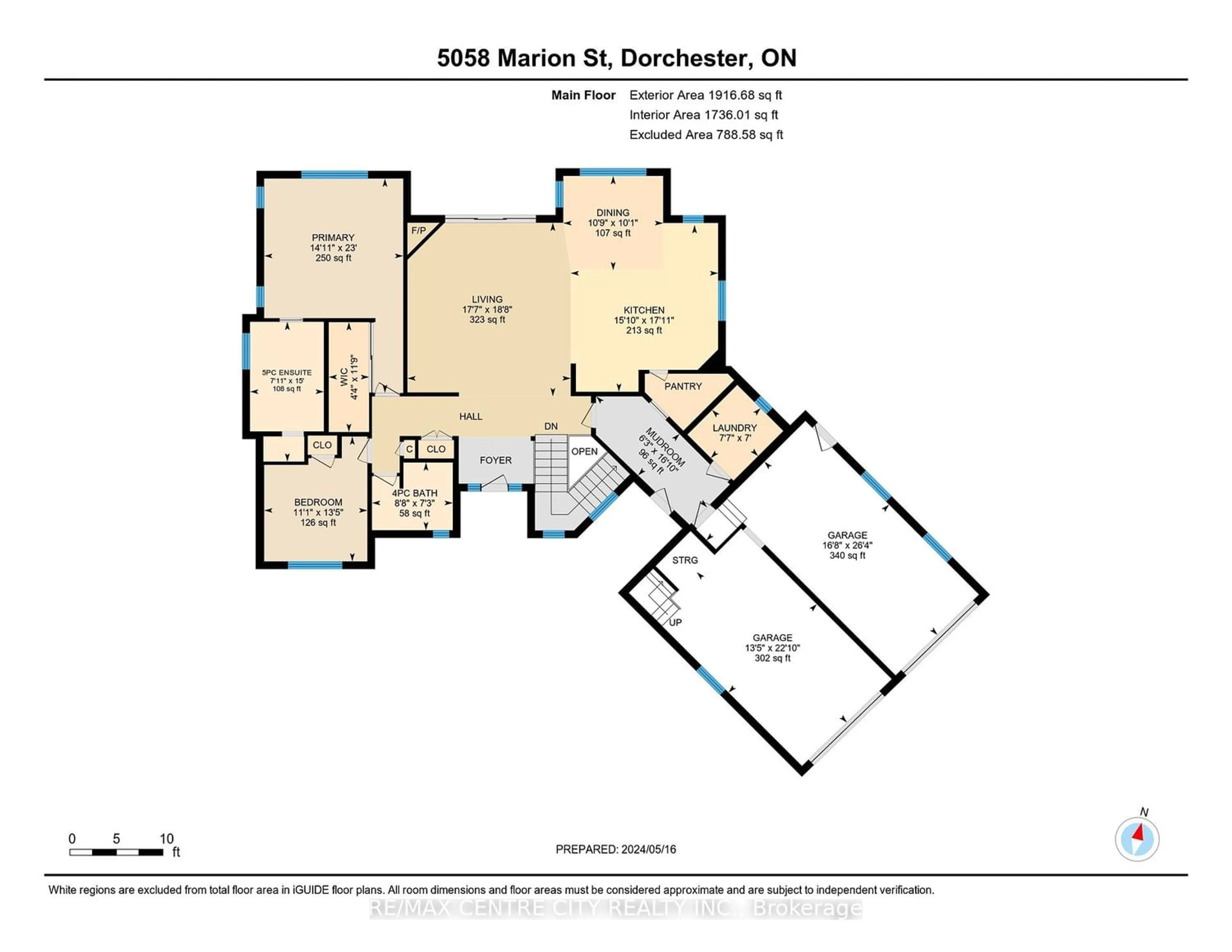 Floor plan for 5058 Marion St, Thames Centre Ontario N0L 1G4