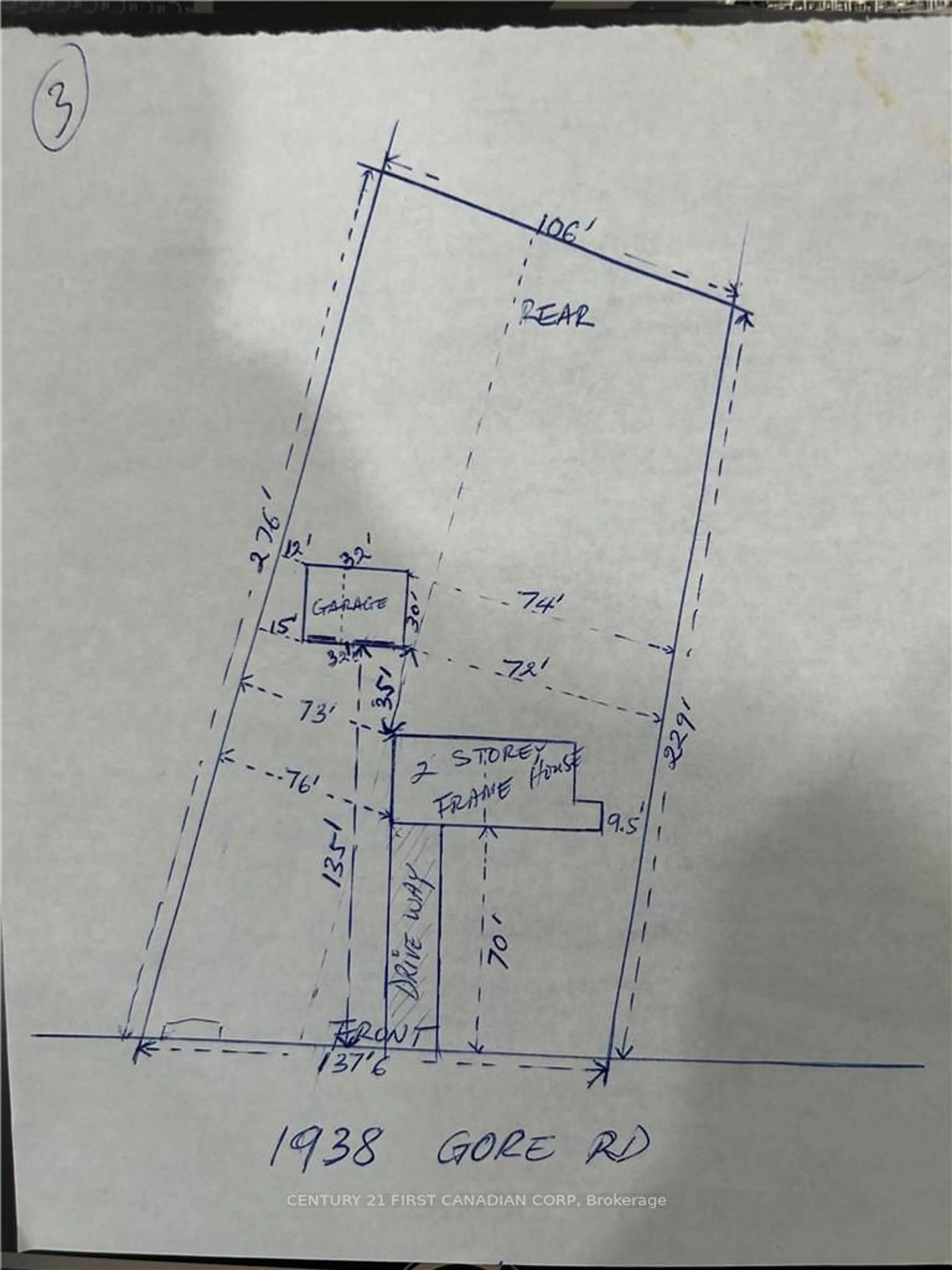 Floor plan for 1938 Gore Rd, London Ontario N5W 6B8
