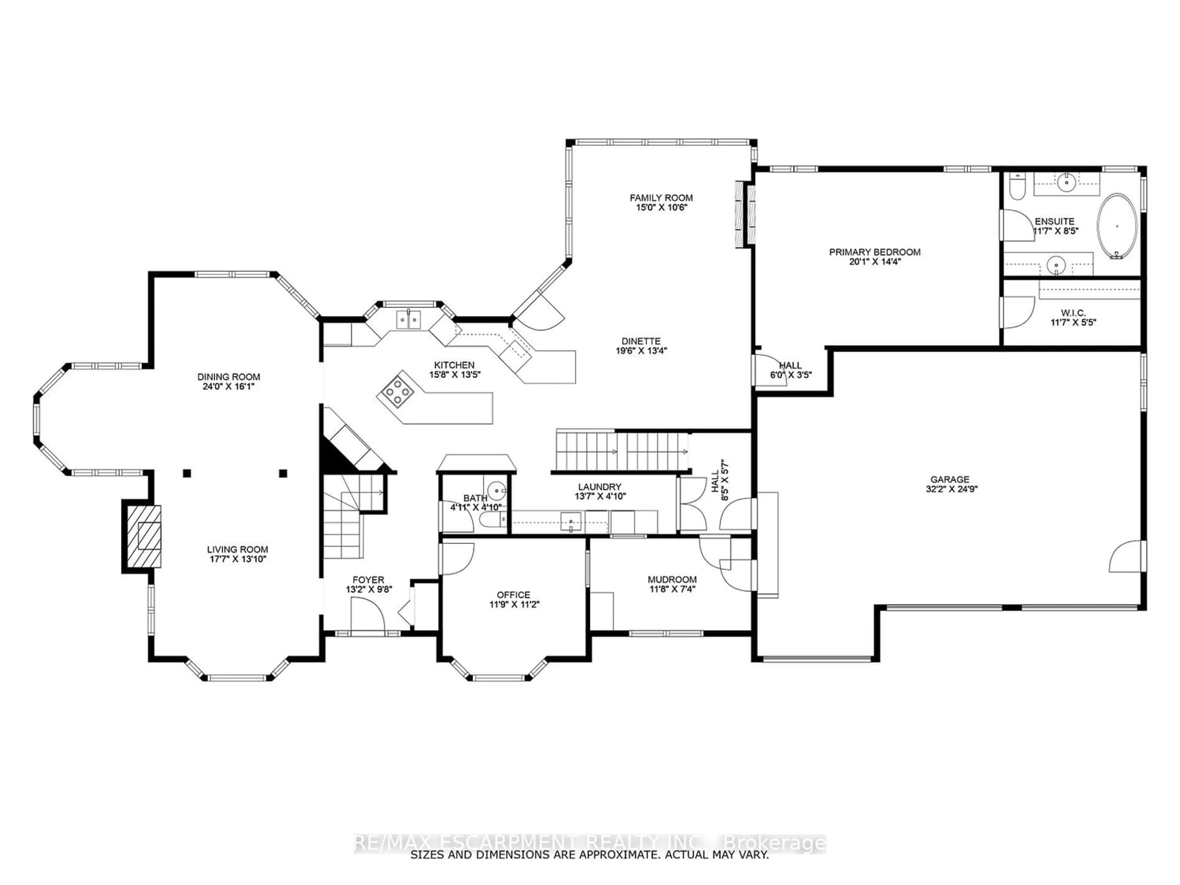 Floor plan for 1480 Sawmill Rd, Hamilton Ontario L9G 3L1