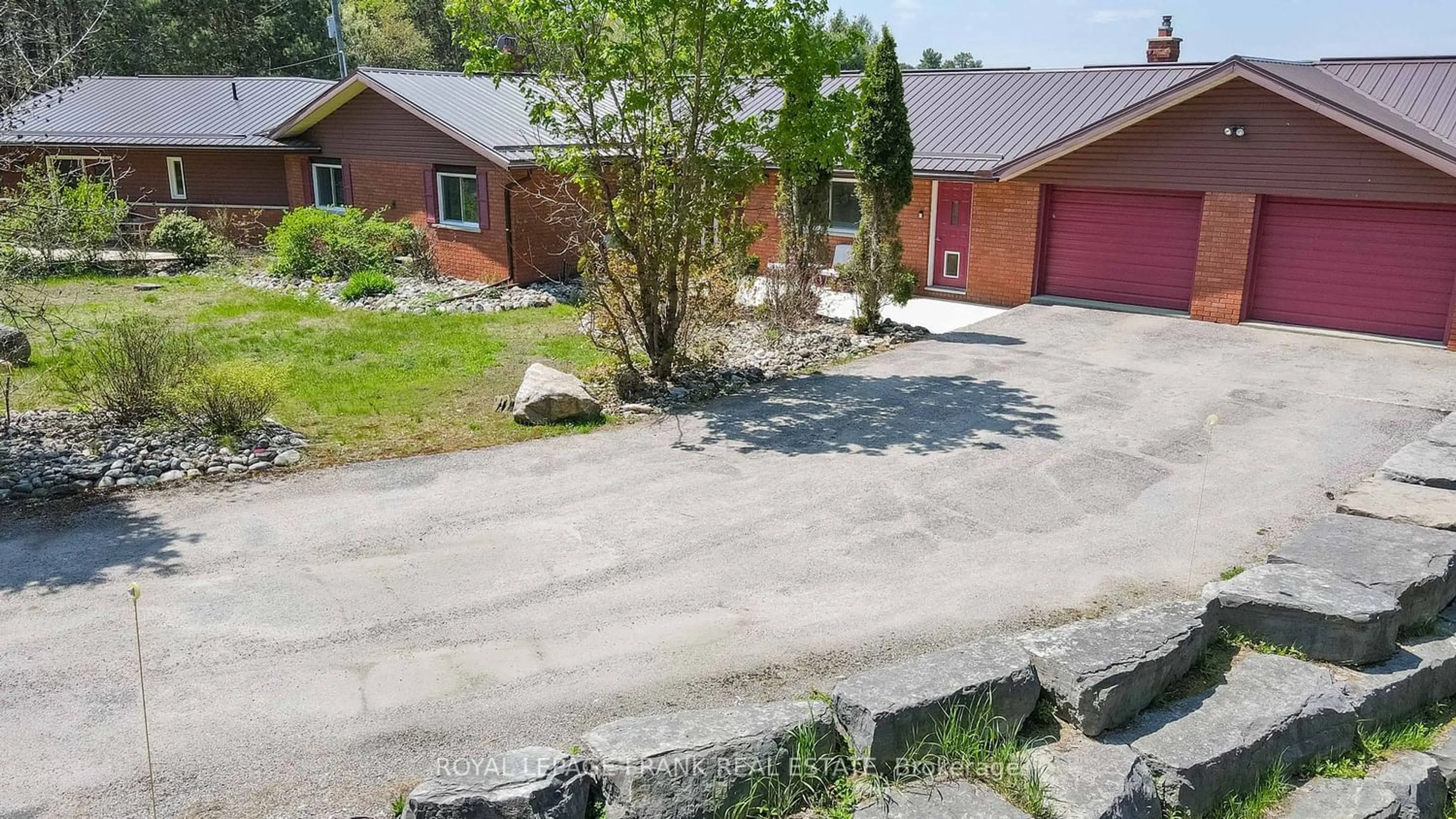 Patio, the street view for 46 South Baptiste Lake Rd, Hastings Highlands Ontario K0L 1C0