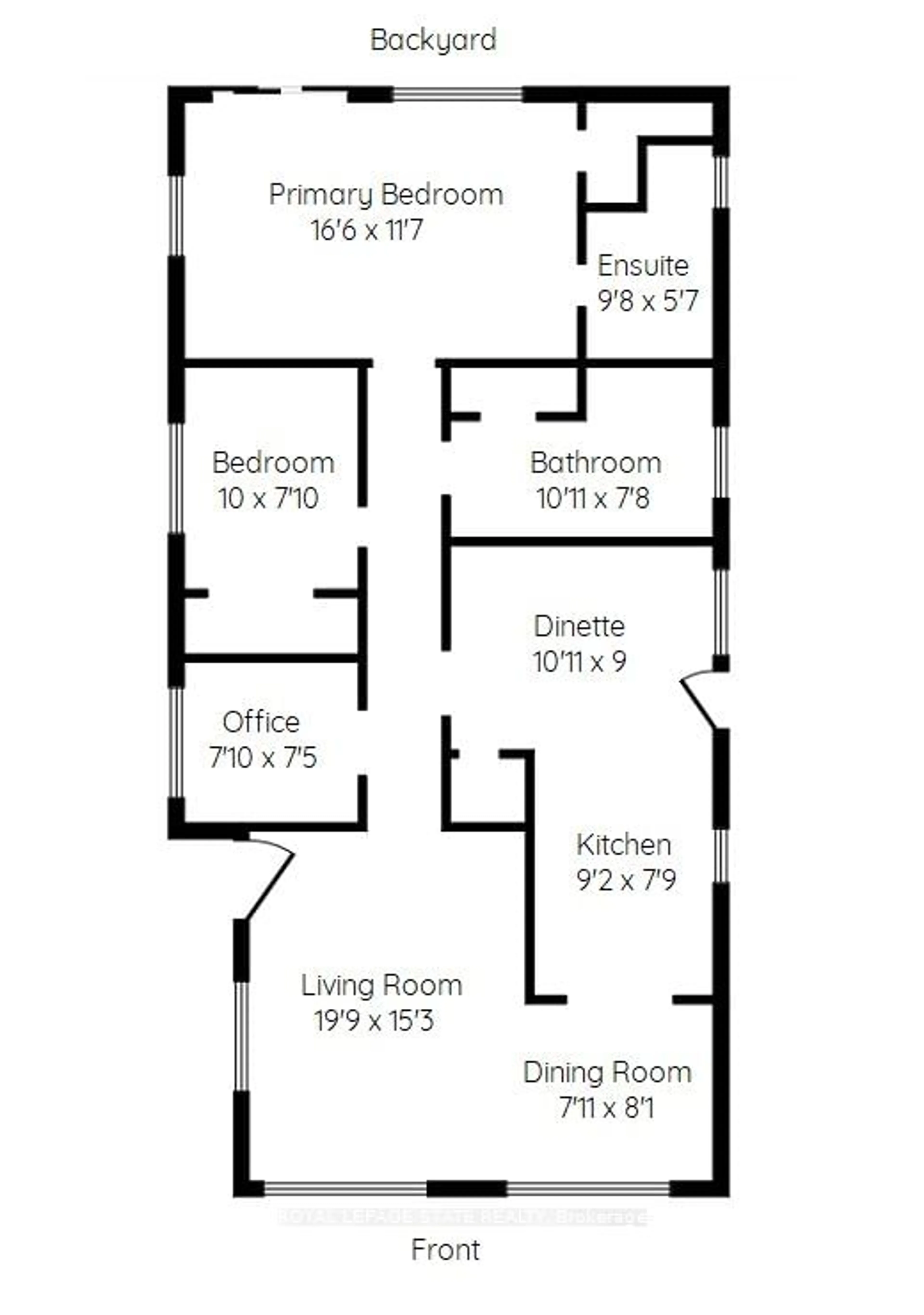 Floor plan for 147 Maple Cres, Hamilton Ontario N0H 2J0