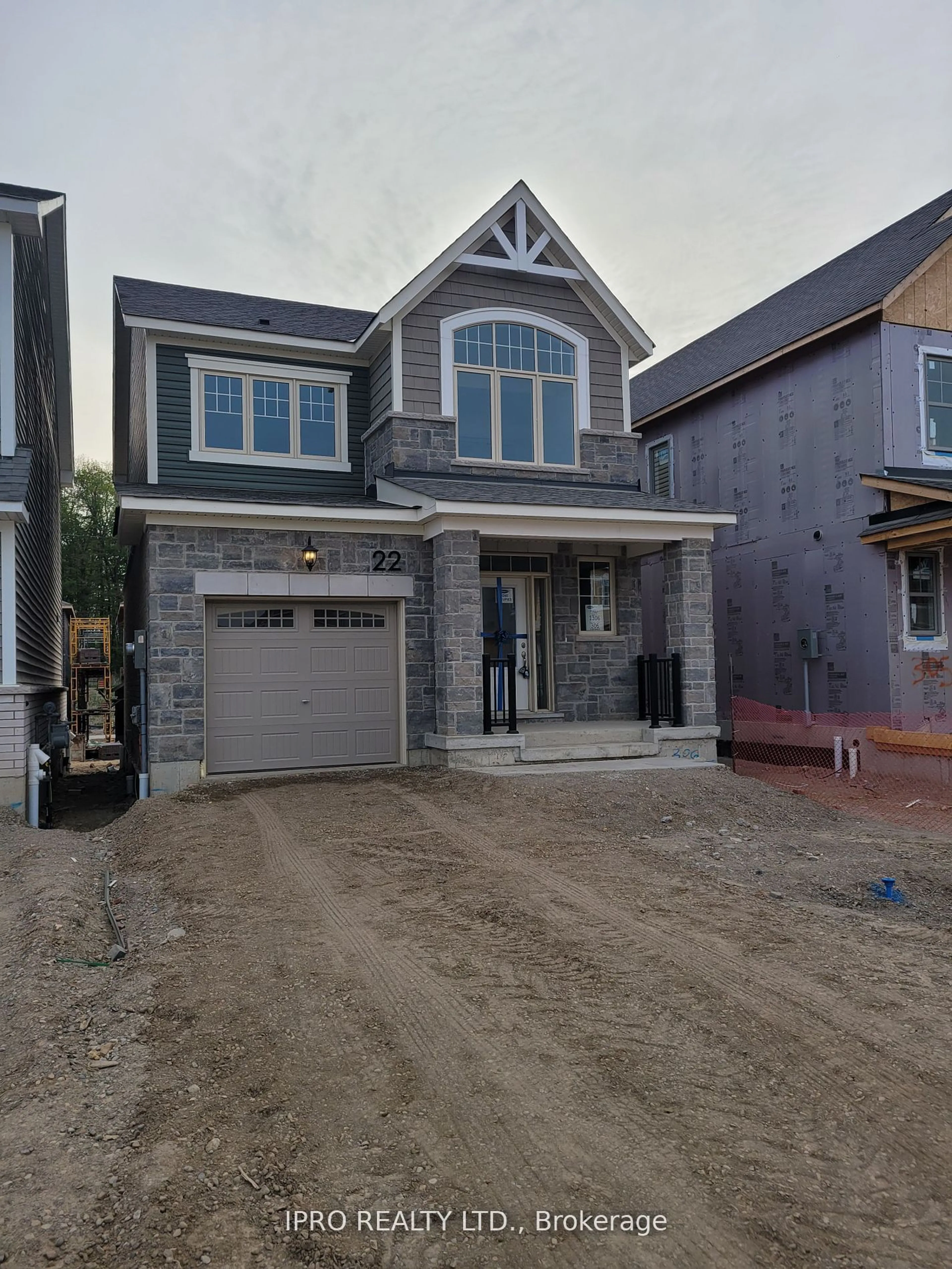 Home with brick exterior material for 22 Milt Schmidt St, Kitchener Ontario N2E 3Y2