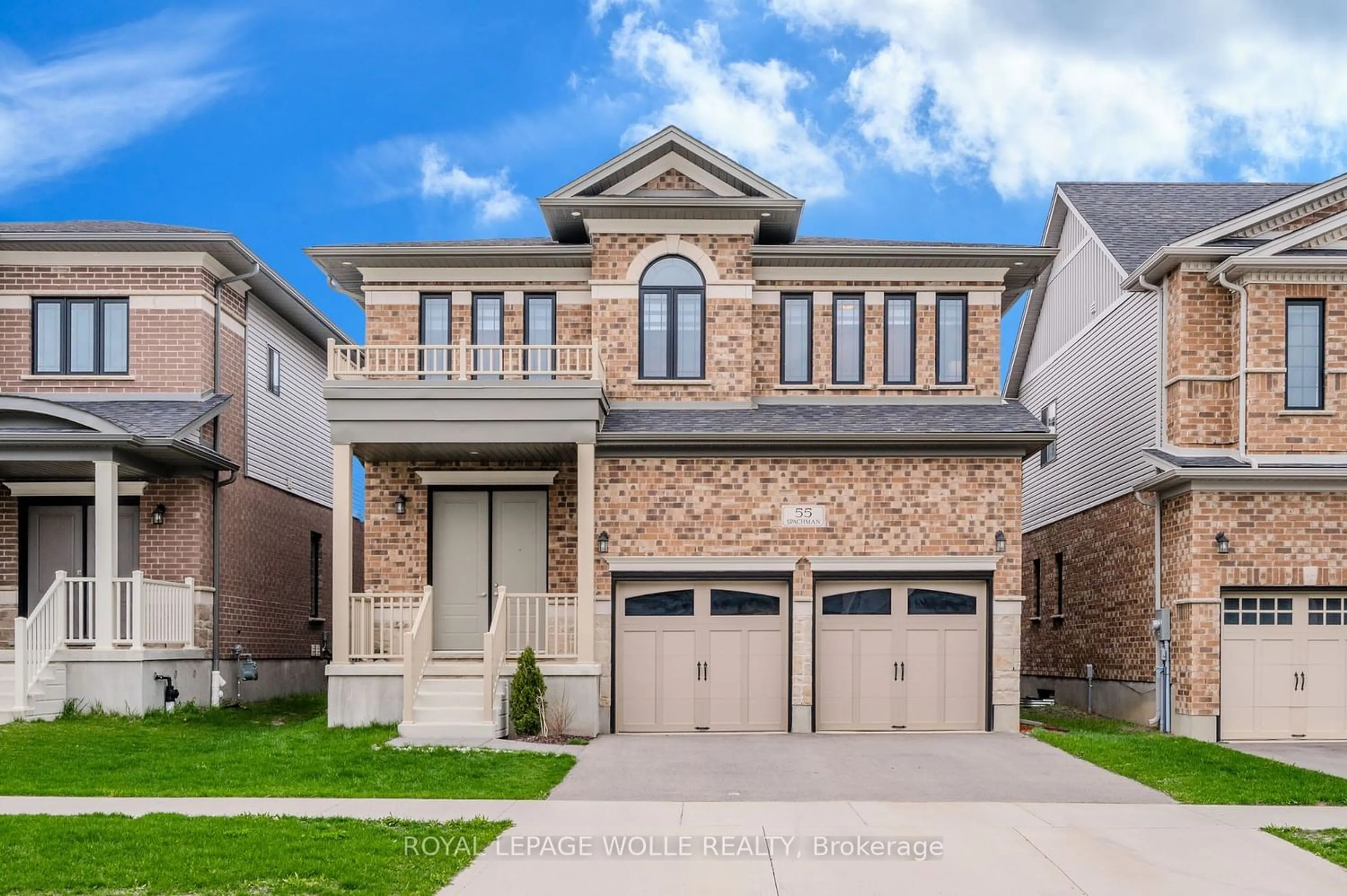 Home with brick exterior material for 55 Spachman St, Kitchener Ontario N2R 1R7