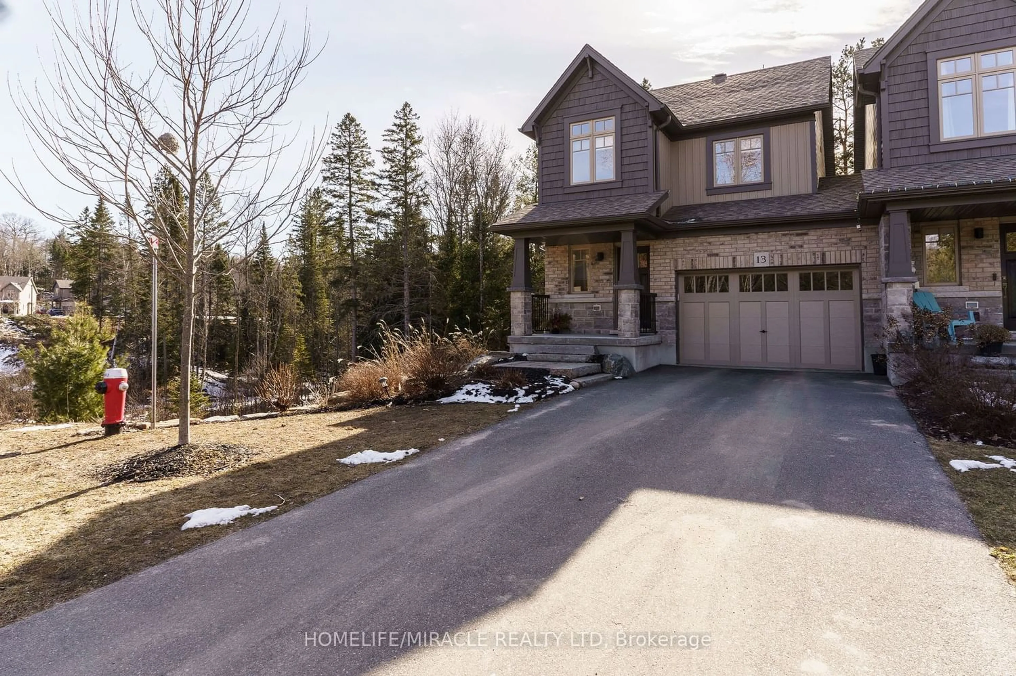 Frontside or backside of a home for 13 Brookside Crossing, Huntsville Ontario P1H 1C9