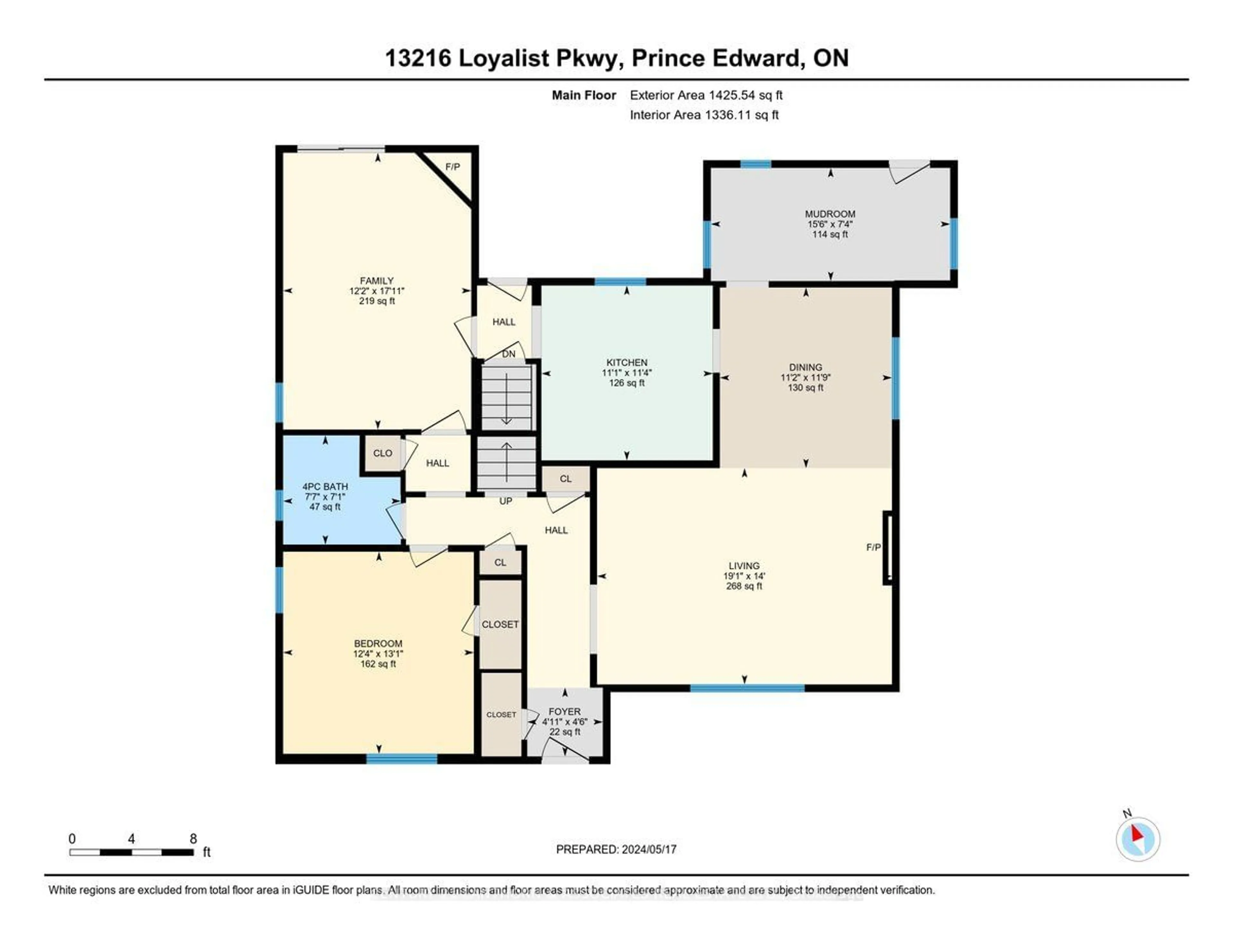 Floor plan for 13216 Loyalist Pkwy, Prince Edward County Ontario K0K 2T0