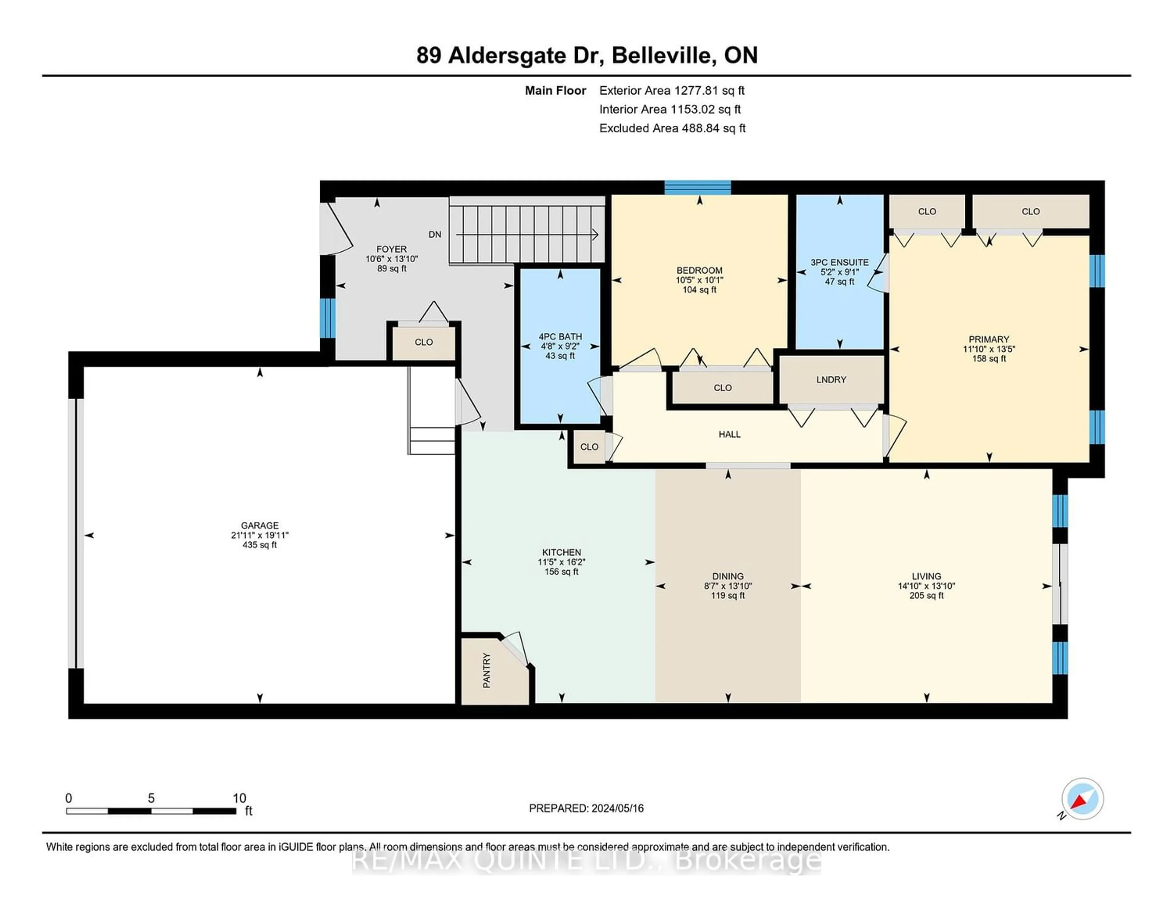 Floor plan for 89 Aldersgate Dr, Belleville Ontario K8P 4W9