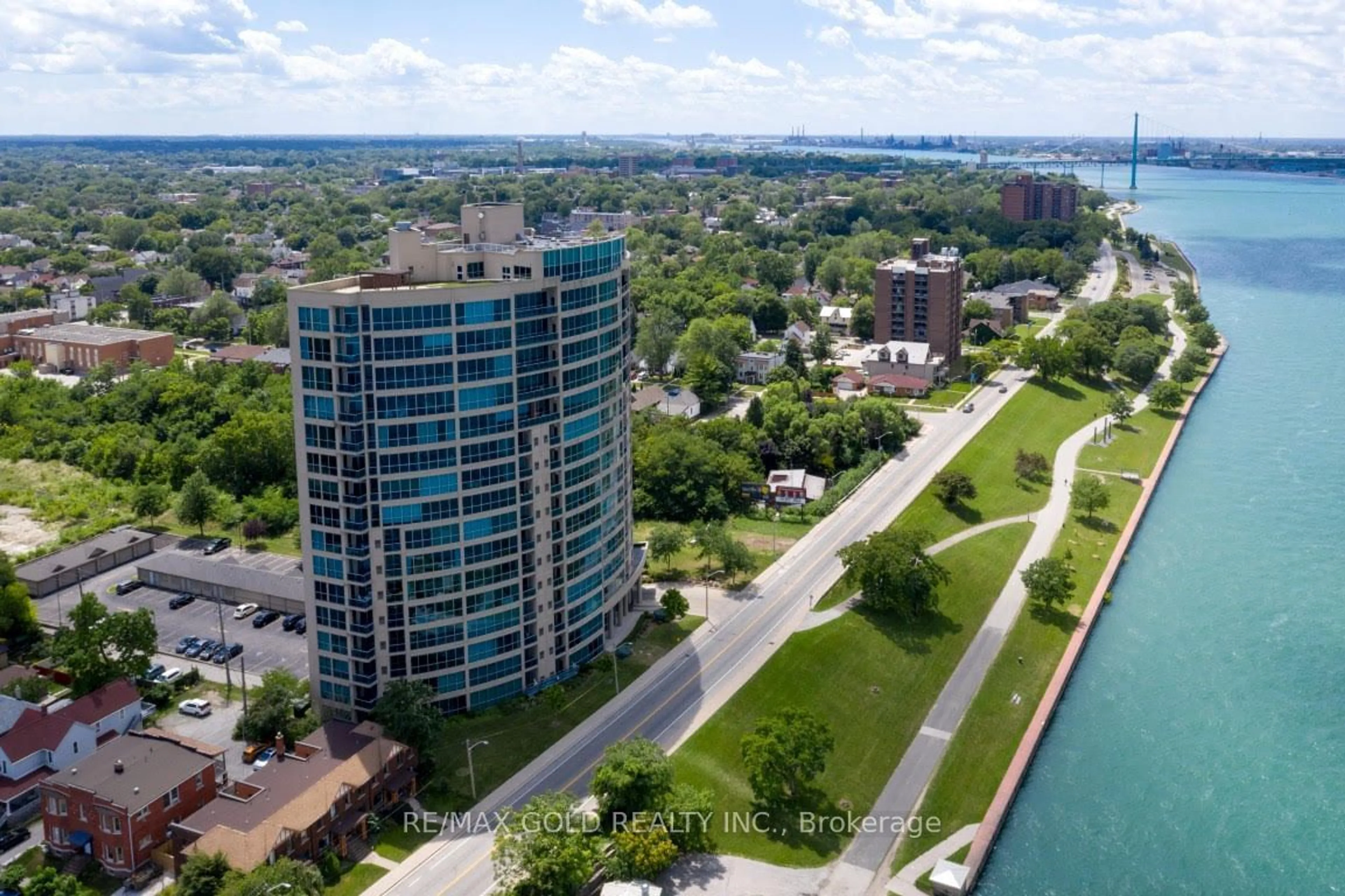 A pic from exterior of the house or condo for 1225 Riverside Dr #802, Windsor Ontario L6A 0M4
