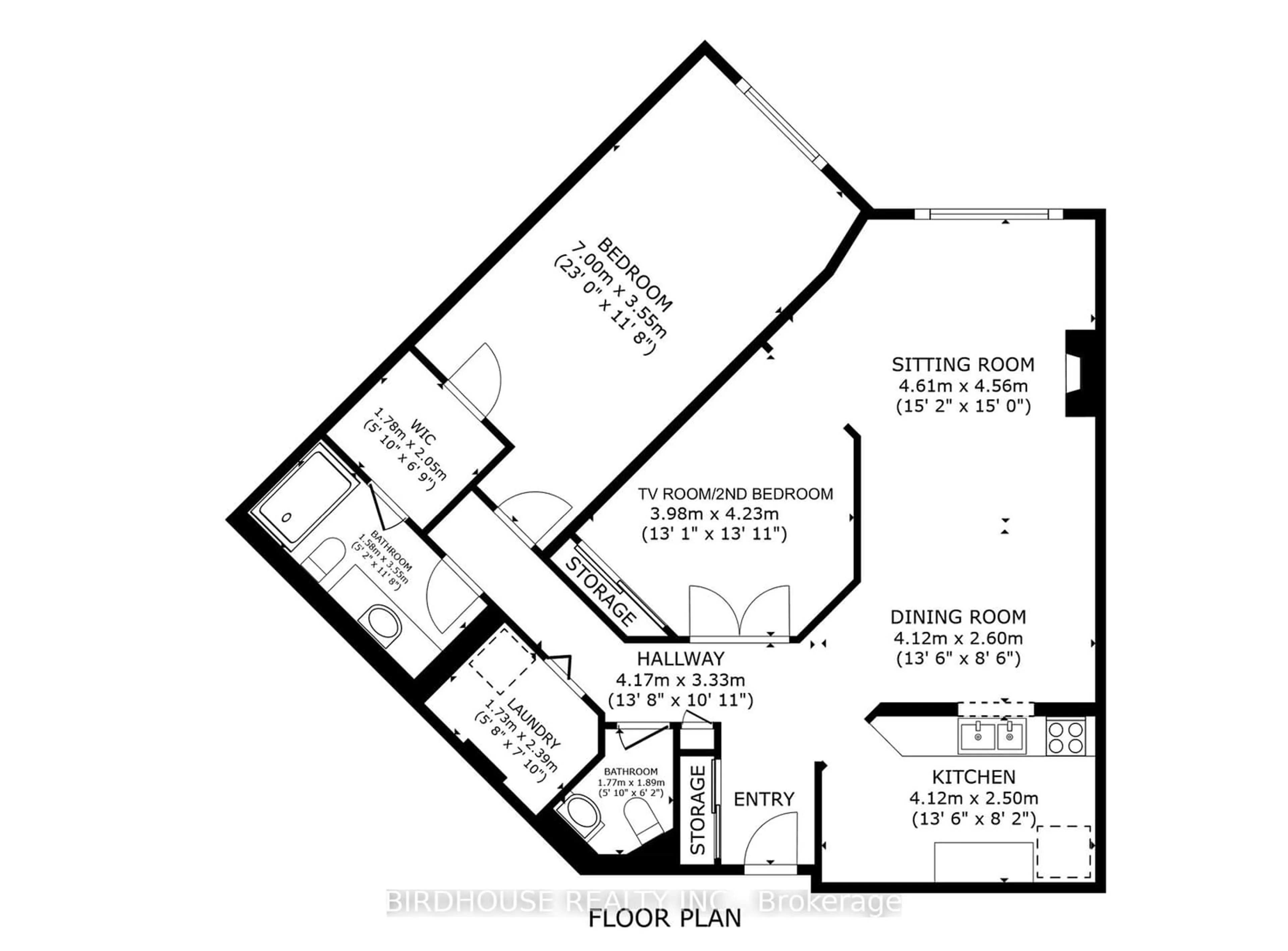 Floor plan for 1 Heritage Way #205, Kawartha Lakes Ontario K9V 5P9