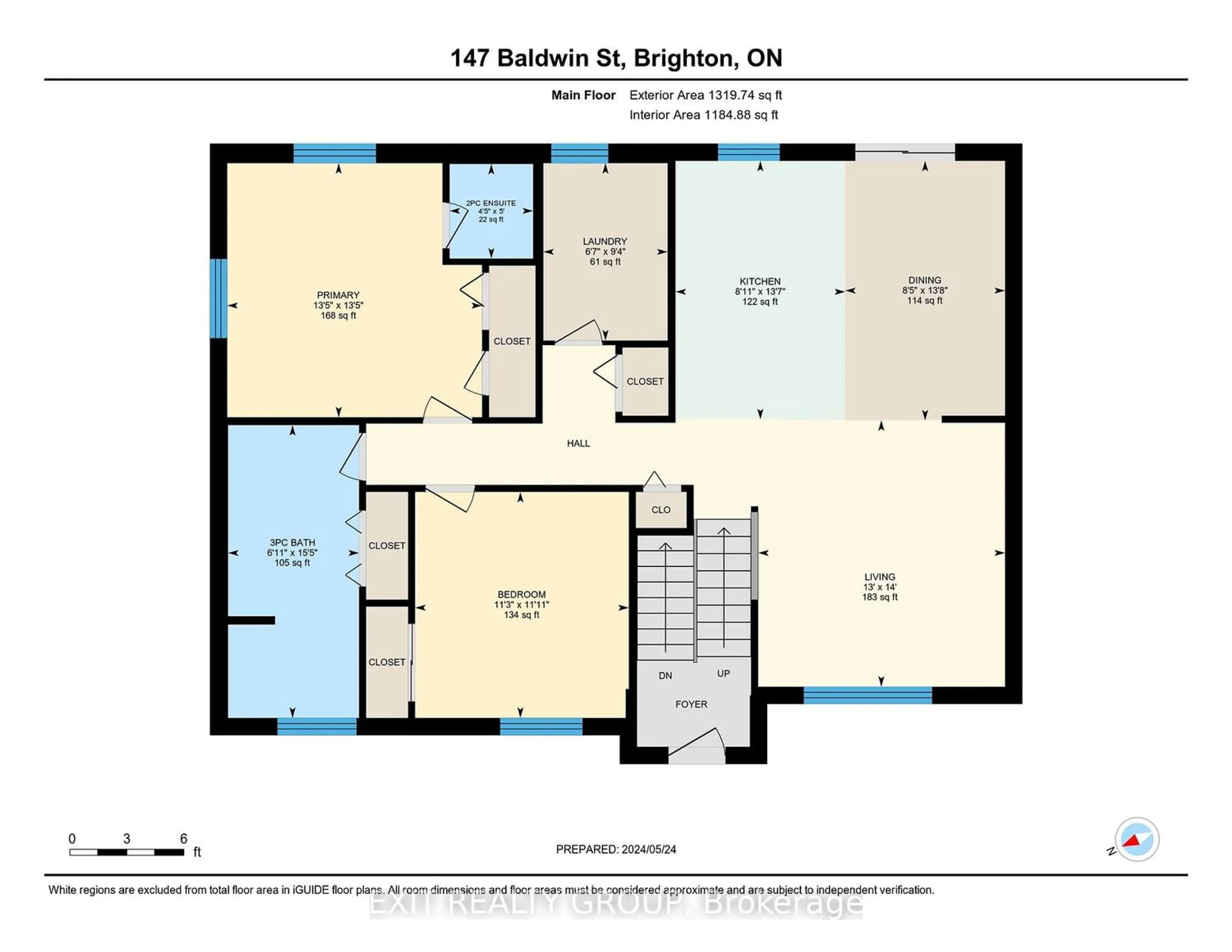 Floor plan for 147 Baldwin St, Brighton Ontario K0K 1H0