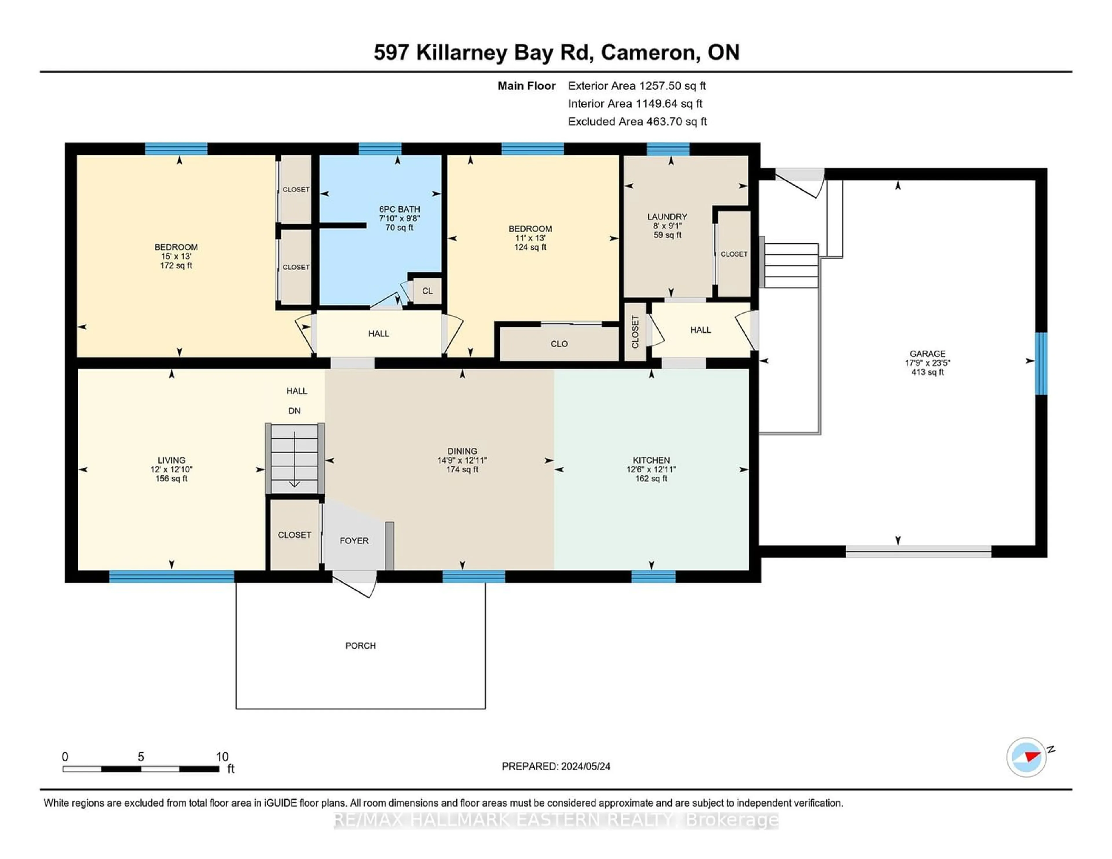 Floor plan for 597 Killarney Bay Rd, Kawartha Lakes Ontario K0M 1G0