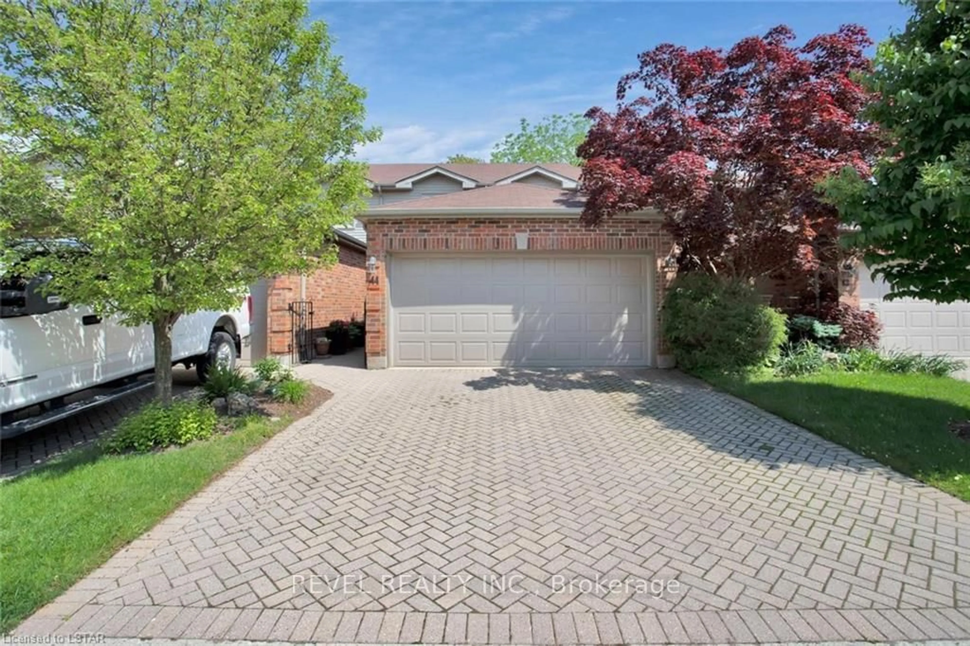 Home with brick exterior material for 70 SUNNYSIDE Dr #44, London Ontario N5X 3W5