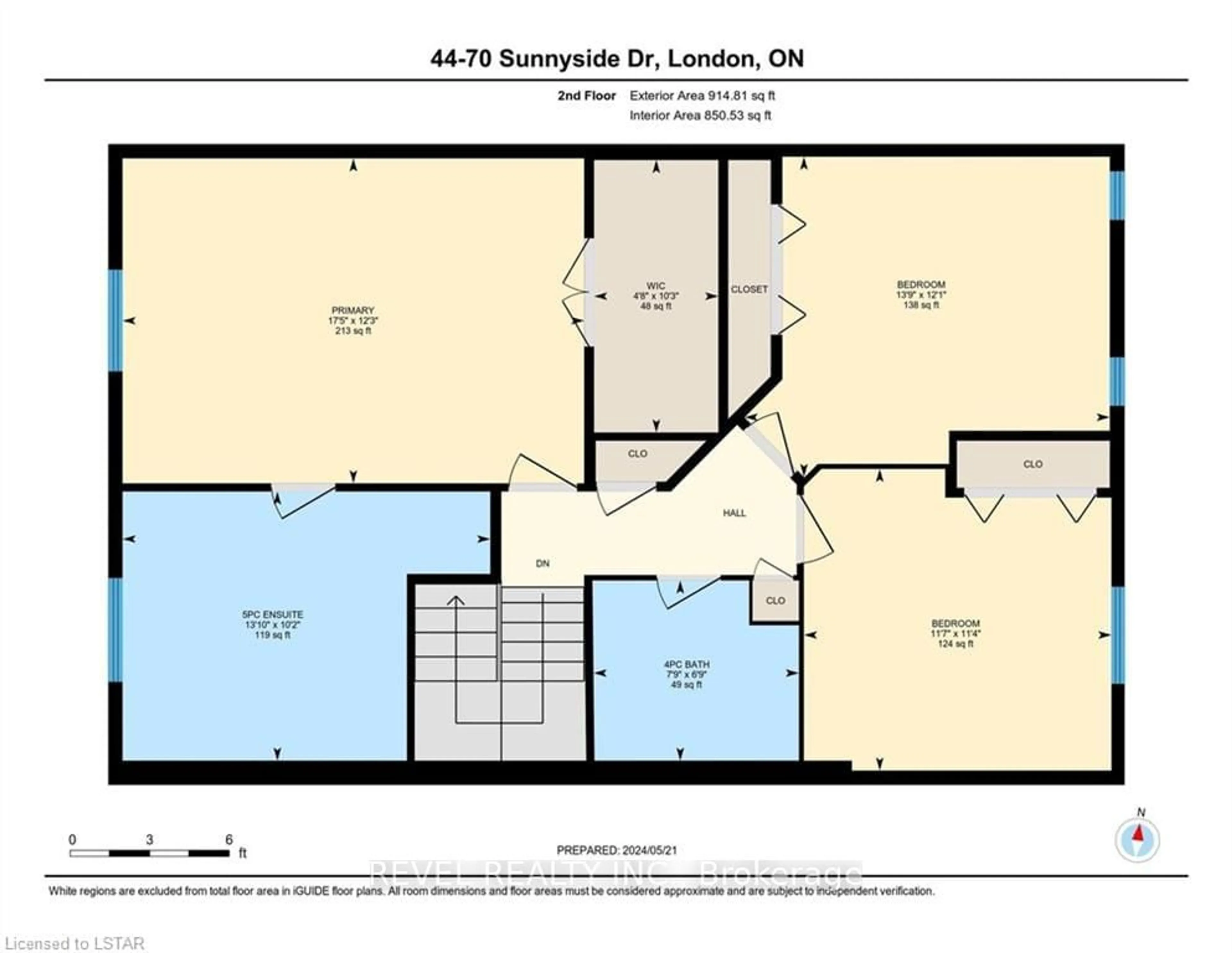 Floor plan for 70 SUNNYSIDE Dr #44, London Ontario N5X 3W5