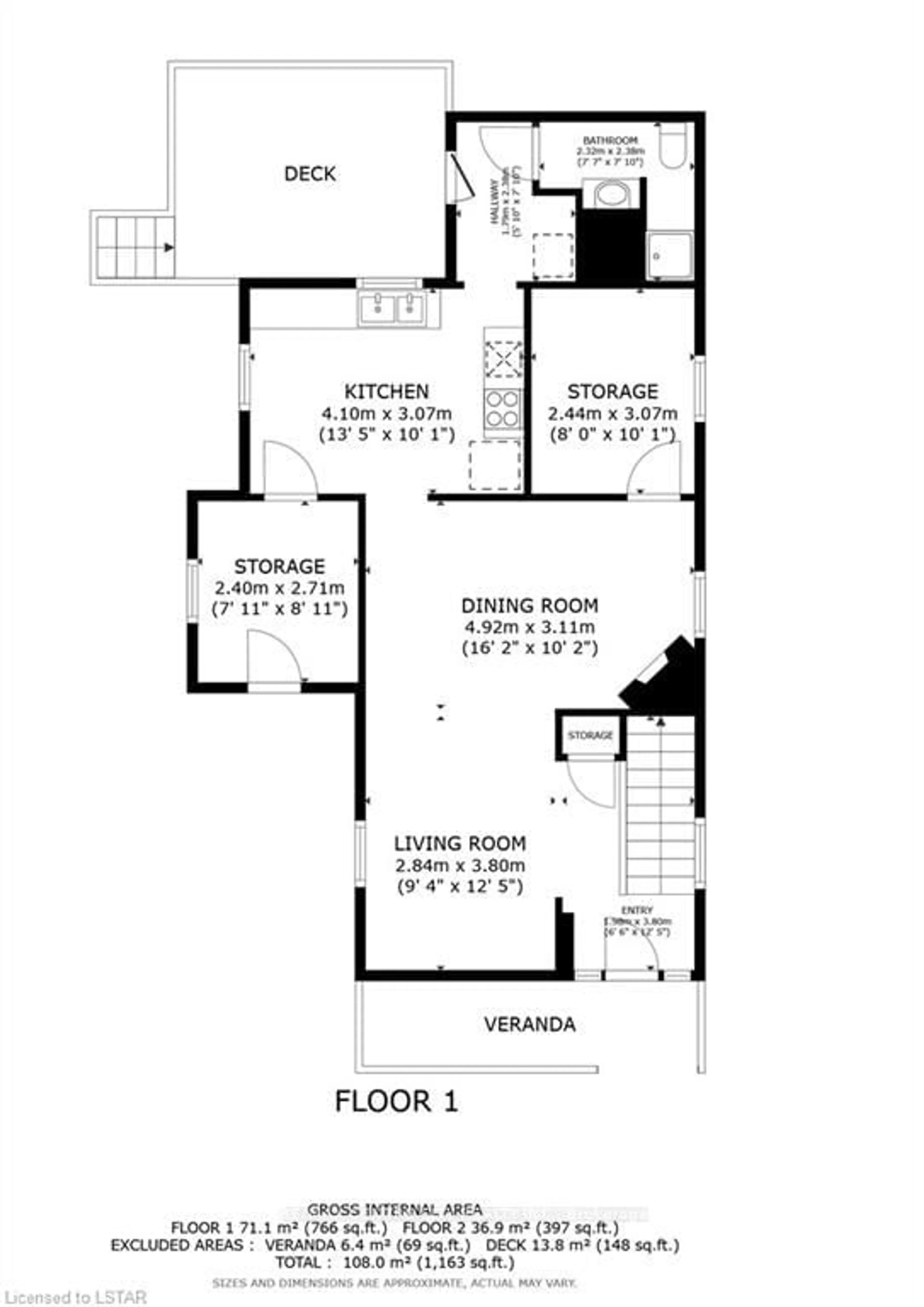Floor plan for 88 Richmond St, Strathroy-Caradoc Ontario N7G 2Y9