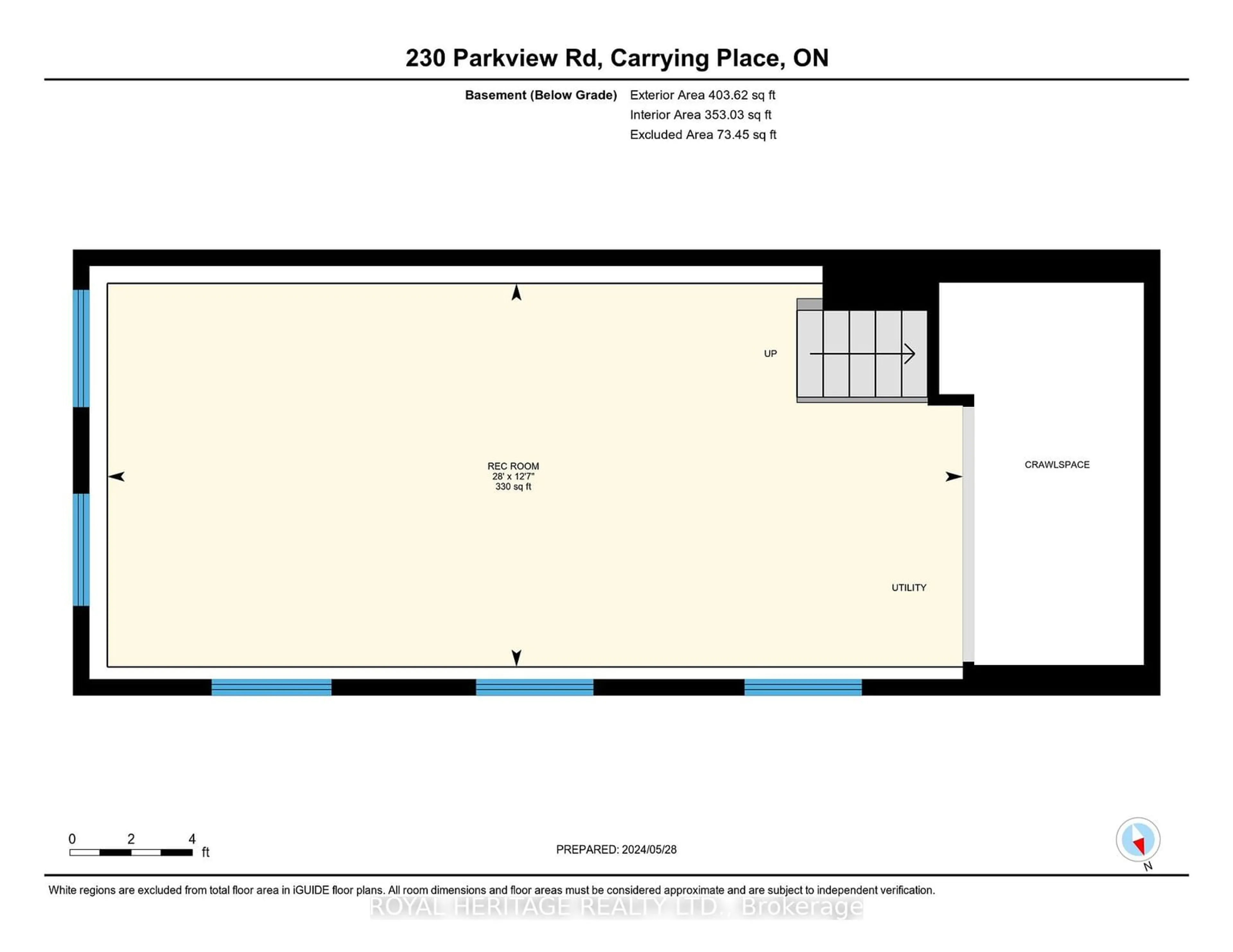 Floor plan for 230 Parkview Rd, Prince Edward County Ontario K0K 1L0
