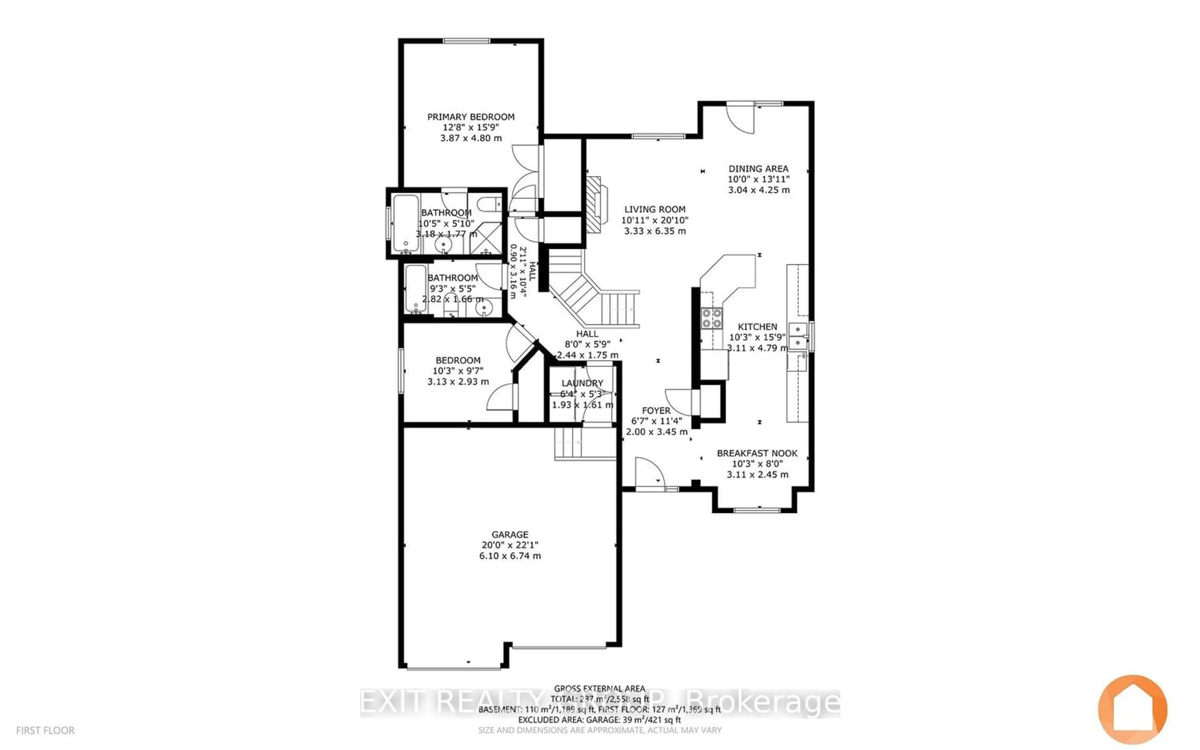 Floor plan for 26 Aletha Dr, Prince Edward County Ontario K0K 3L0