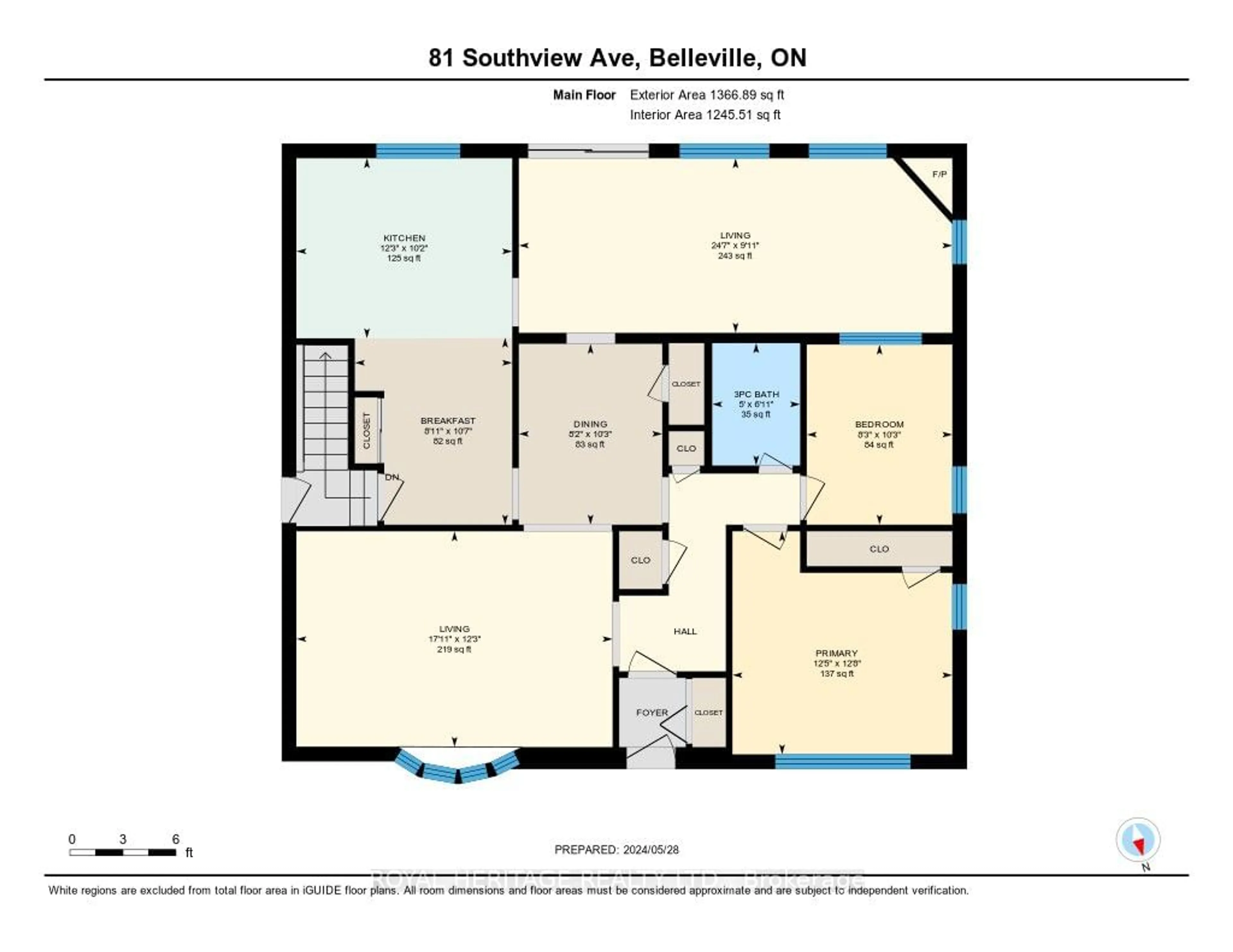 Floor plan for 81 Southview Ave, Belleville Ontario K8N 2J8