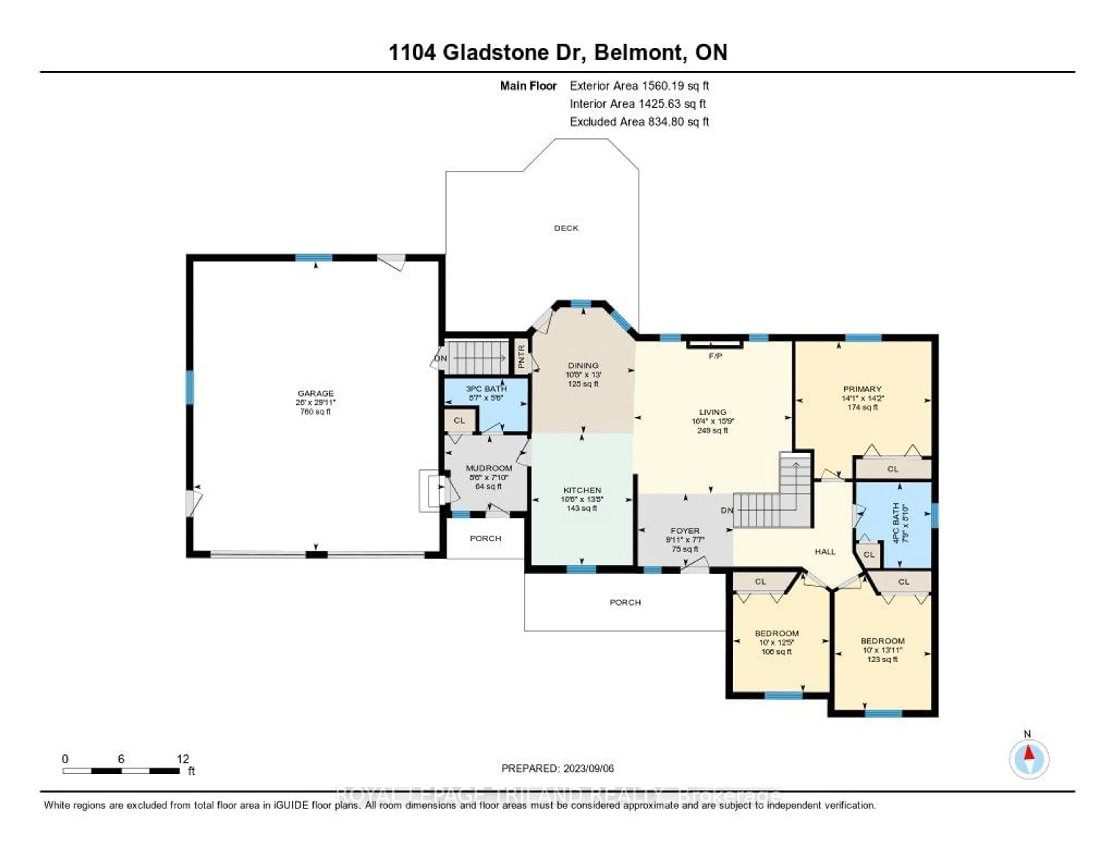 Floor plan for 1104 GLADSTONE Dr, Thames Centre Ontario N0L 1B0