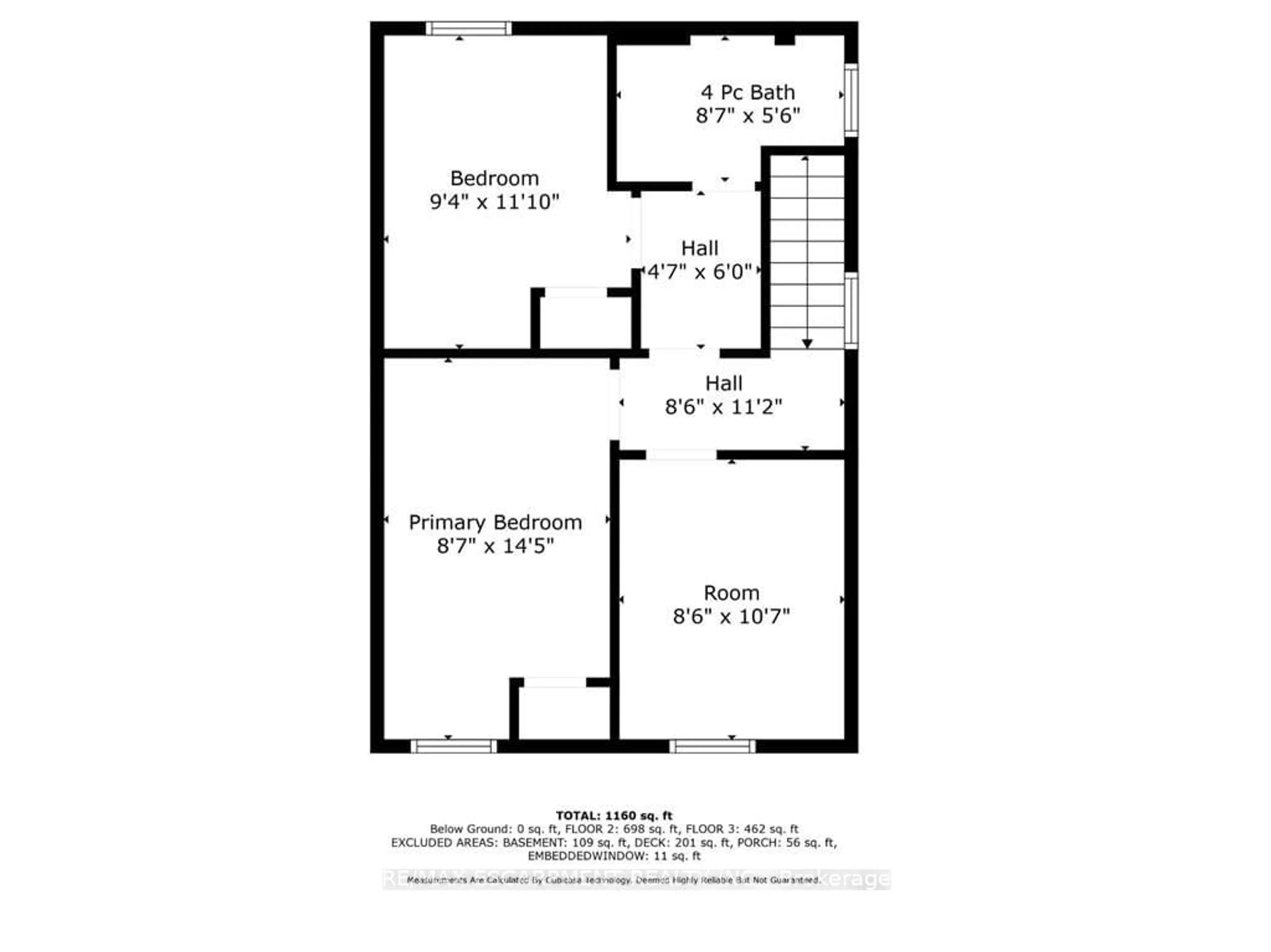 Floor plan for 163 Florence St, Hamilton Ontario L8R 1X1