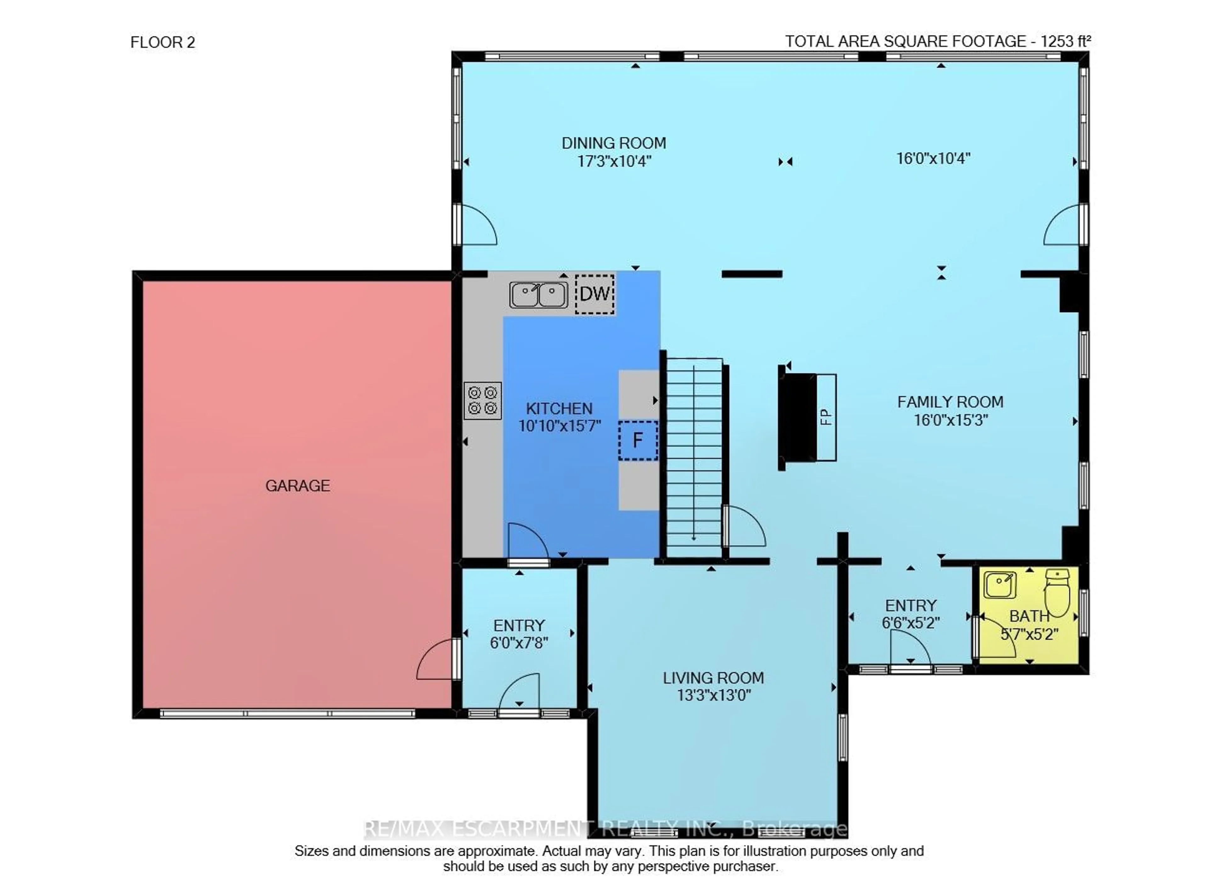 Floor plan for 2952 North Shore Dr, Haldimand Ontario N0A 1K0